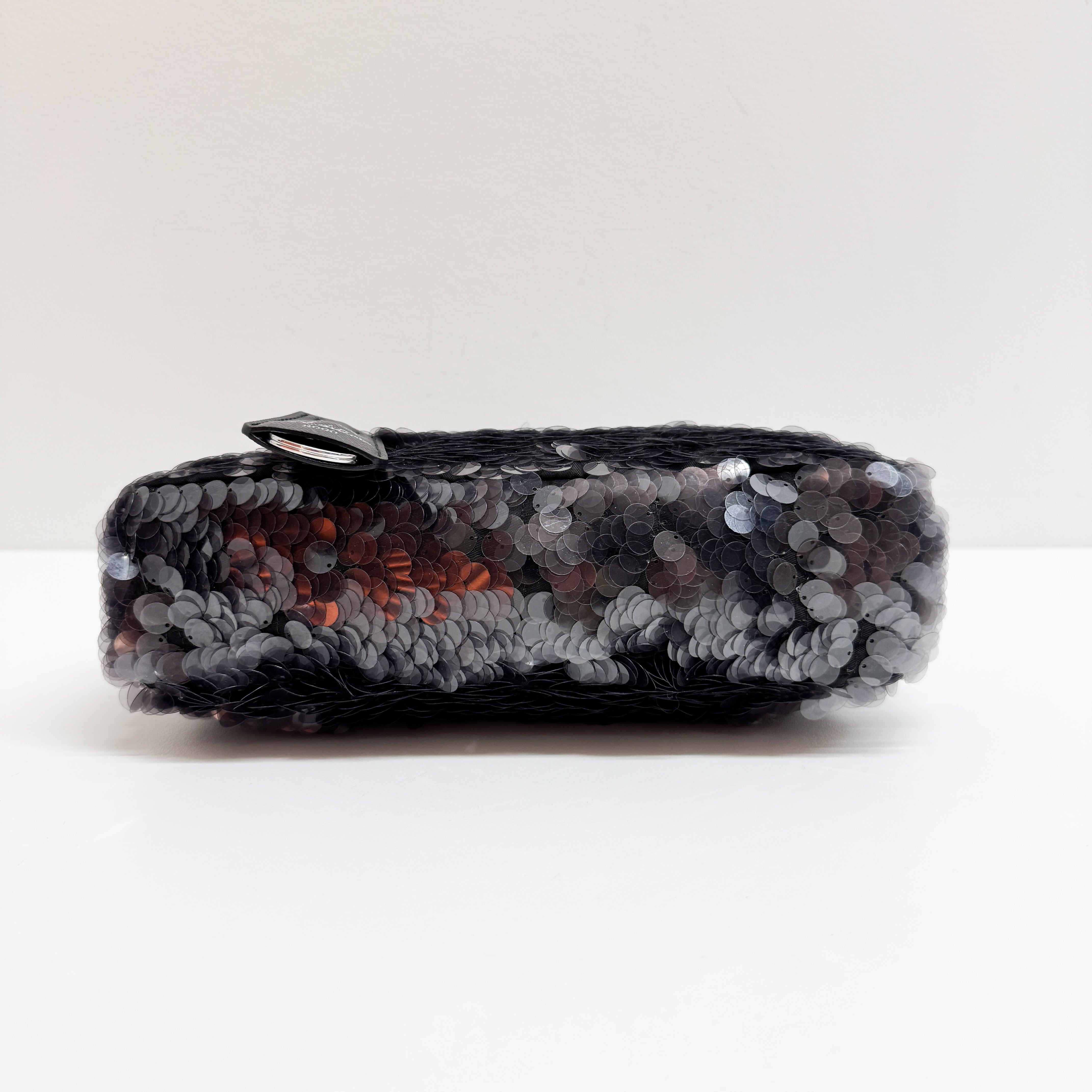 Vintage Black Sequin Shoulder Bag