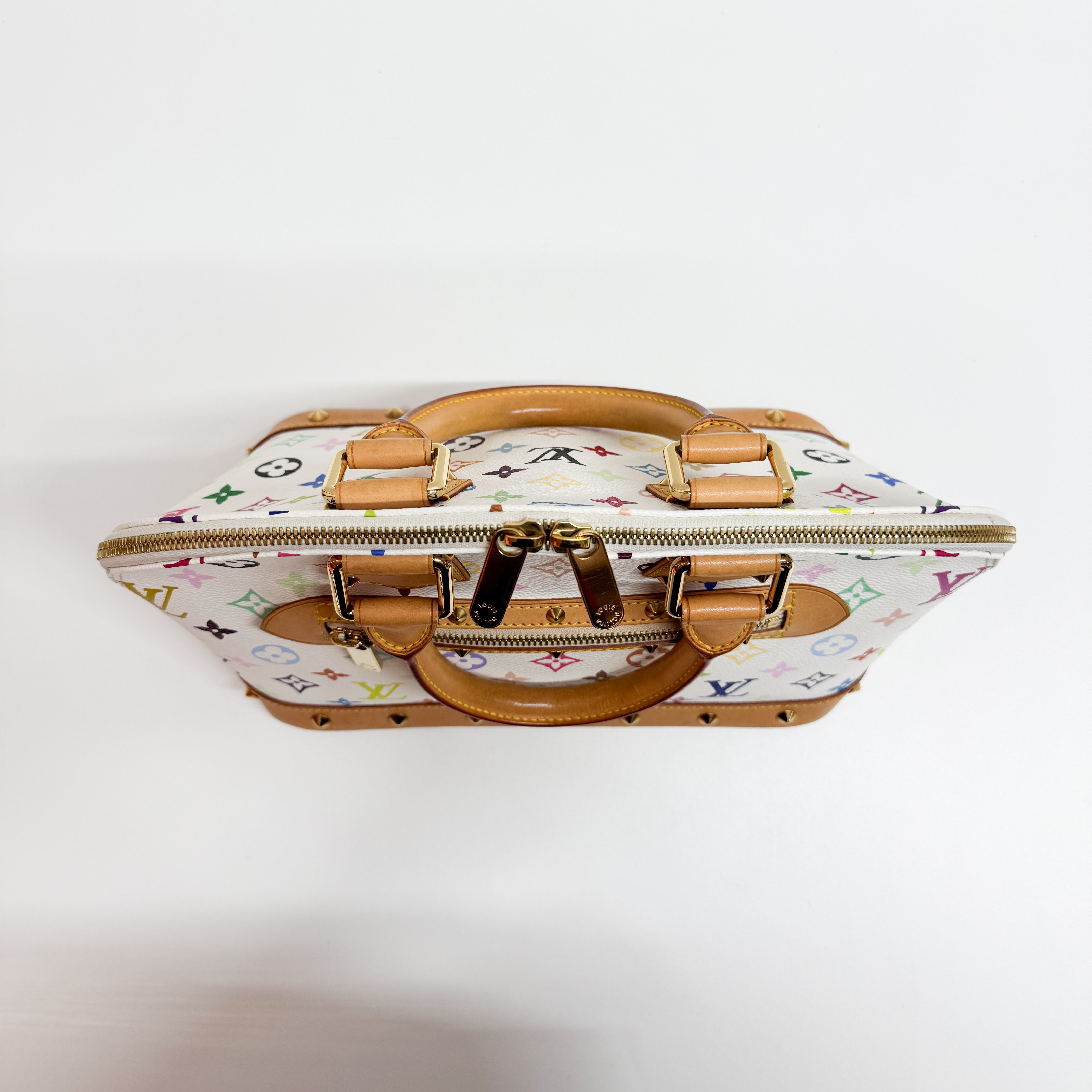 Monogram Multi-color Coated Canvas Hand Bag