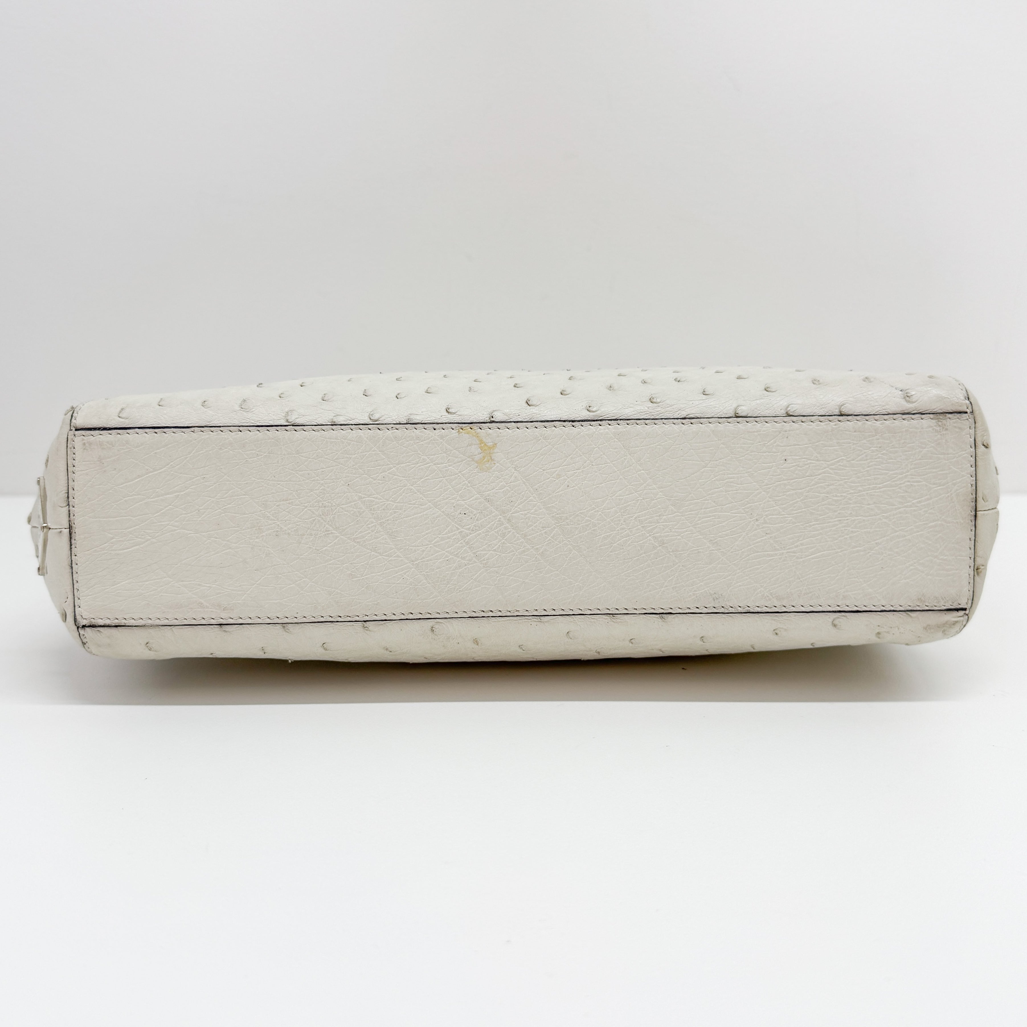 White Leather Handbag