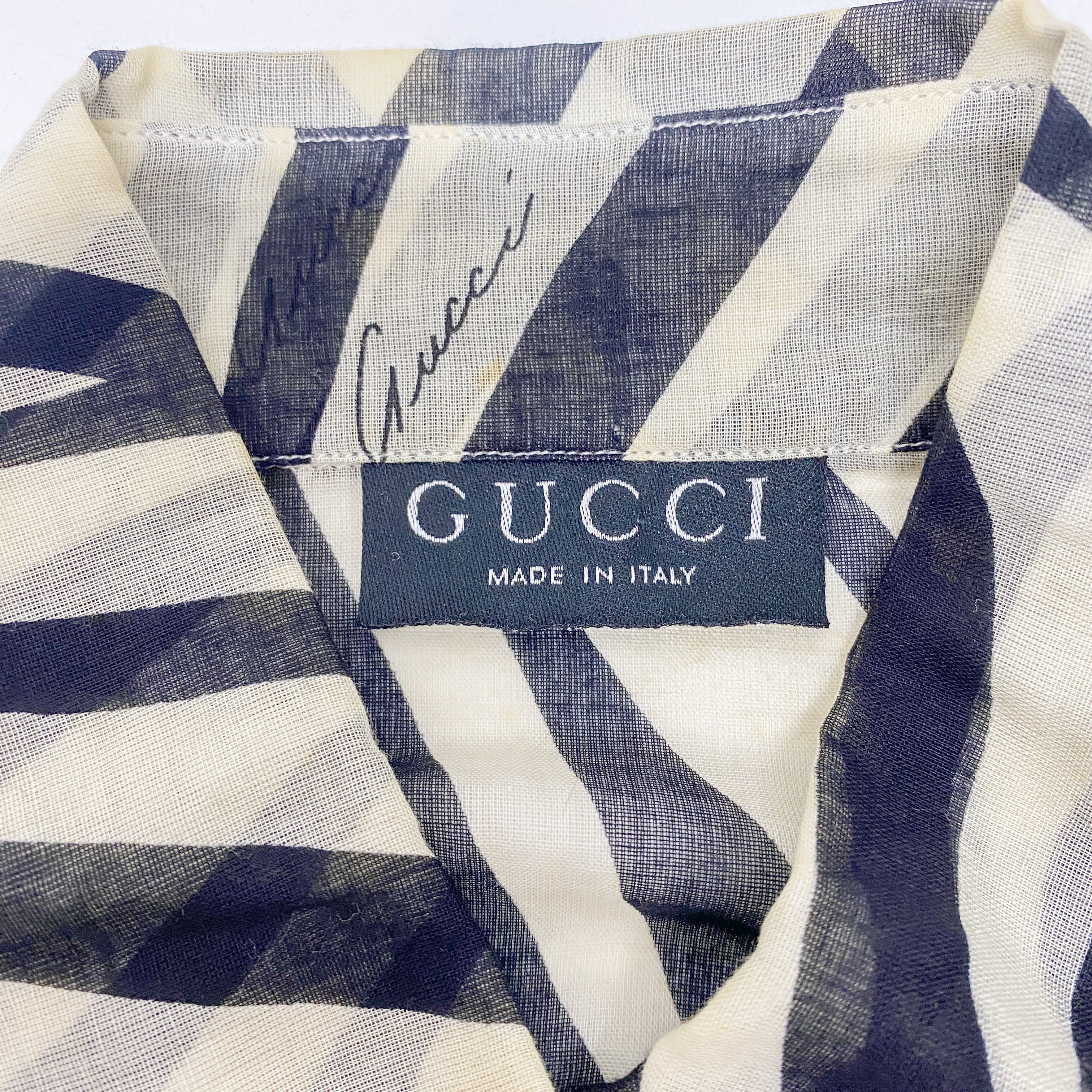 Size 40 Zebra Print Cotton T shirt