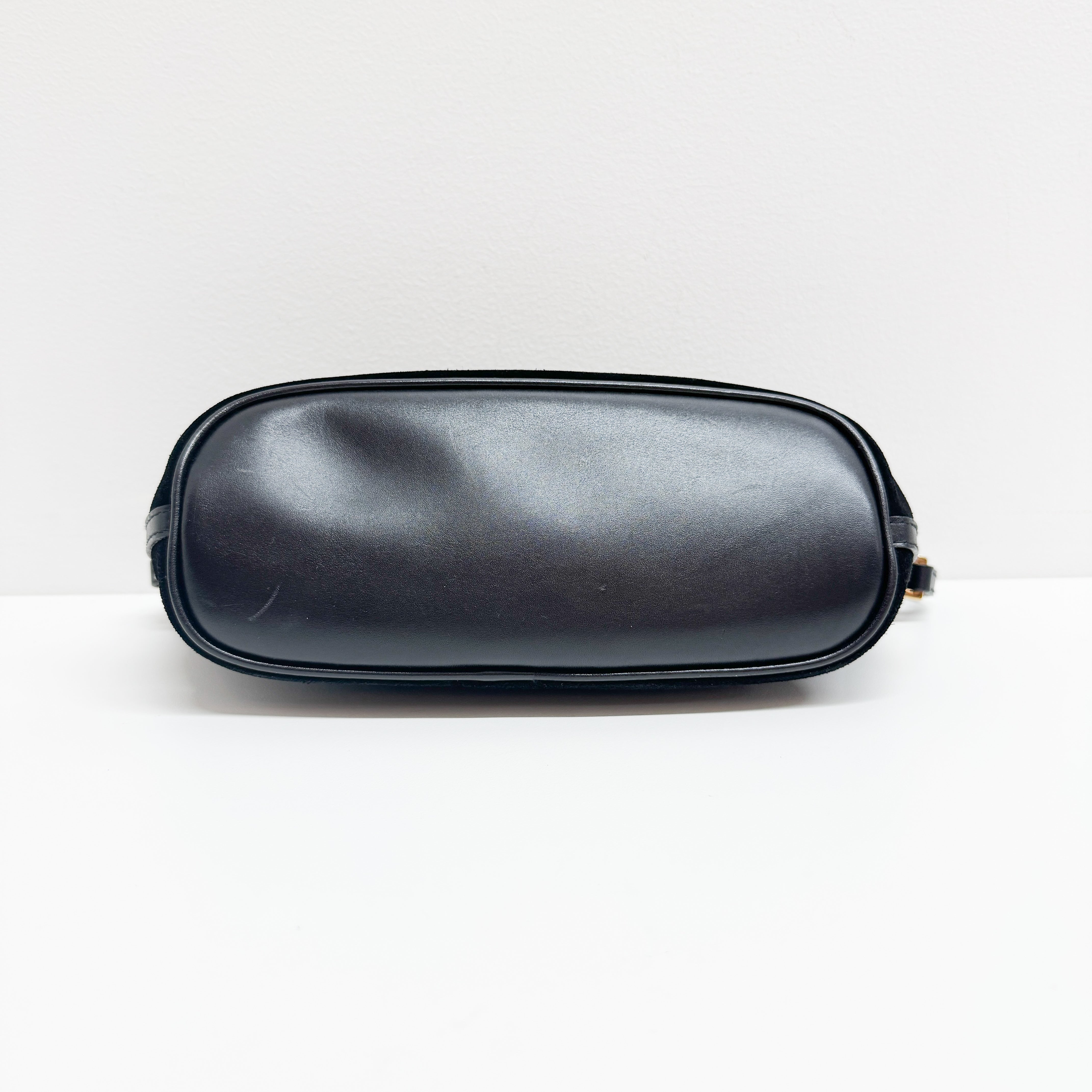 Black Suede Shoulder Bag