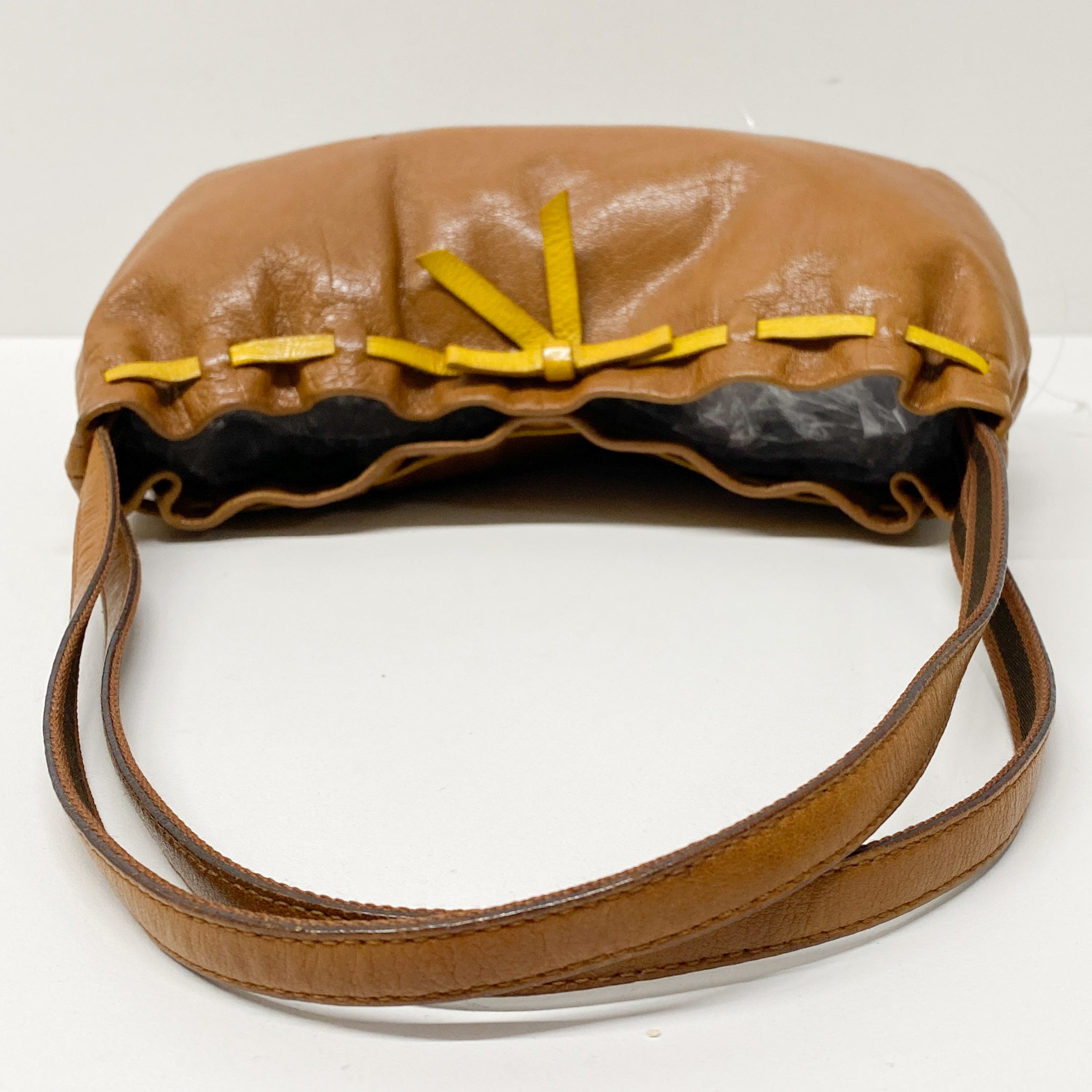 Brown Leather Shoulder Bag