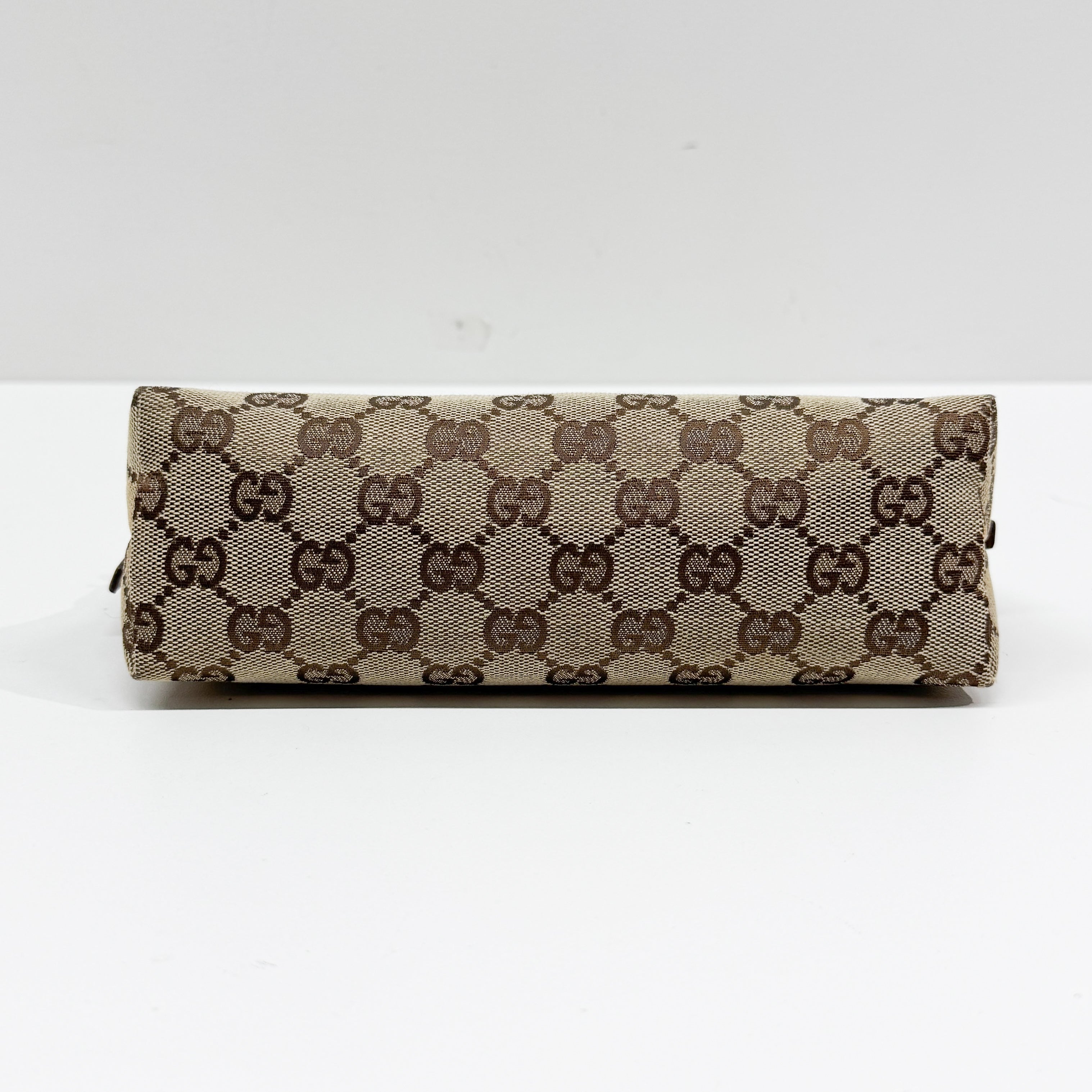 GG Beige Canvas Shoulder Bag