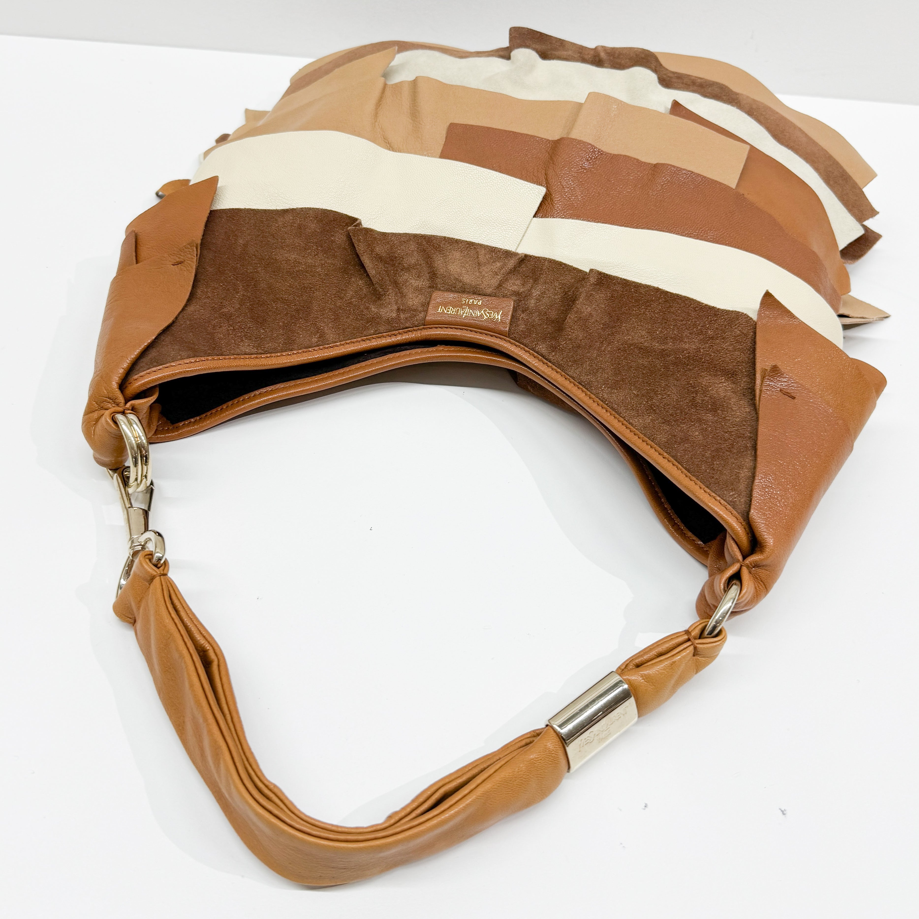 Saint Tropez Brown Leather Shoulder Bag