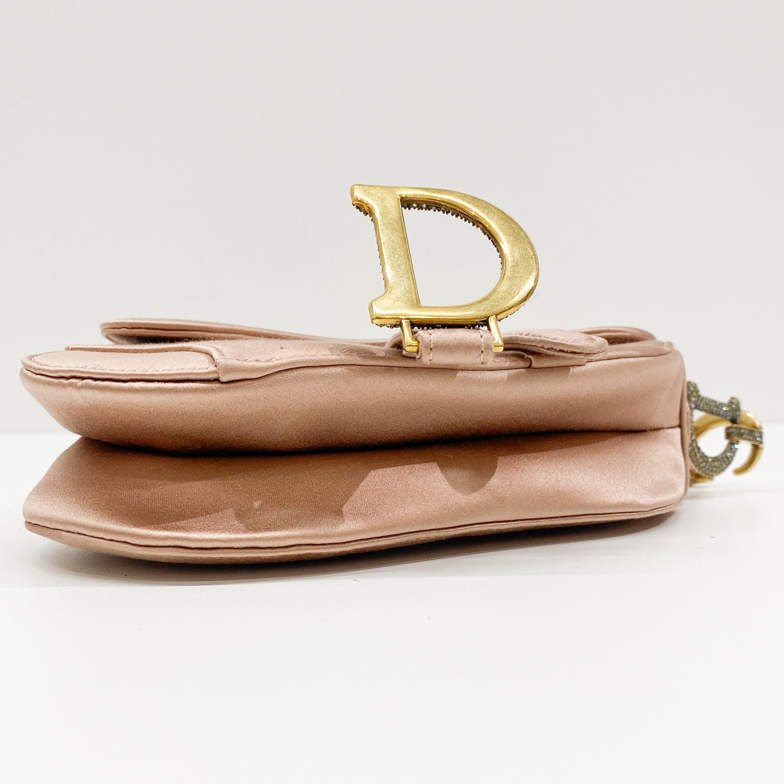 Saddle Bag Satin Rhinestone