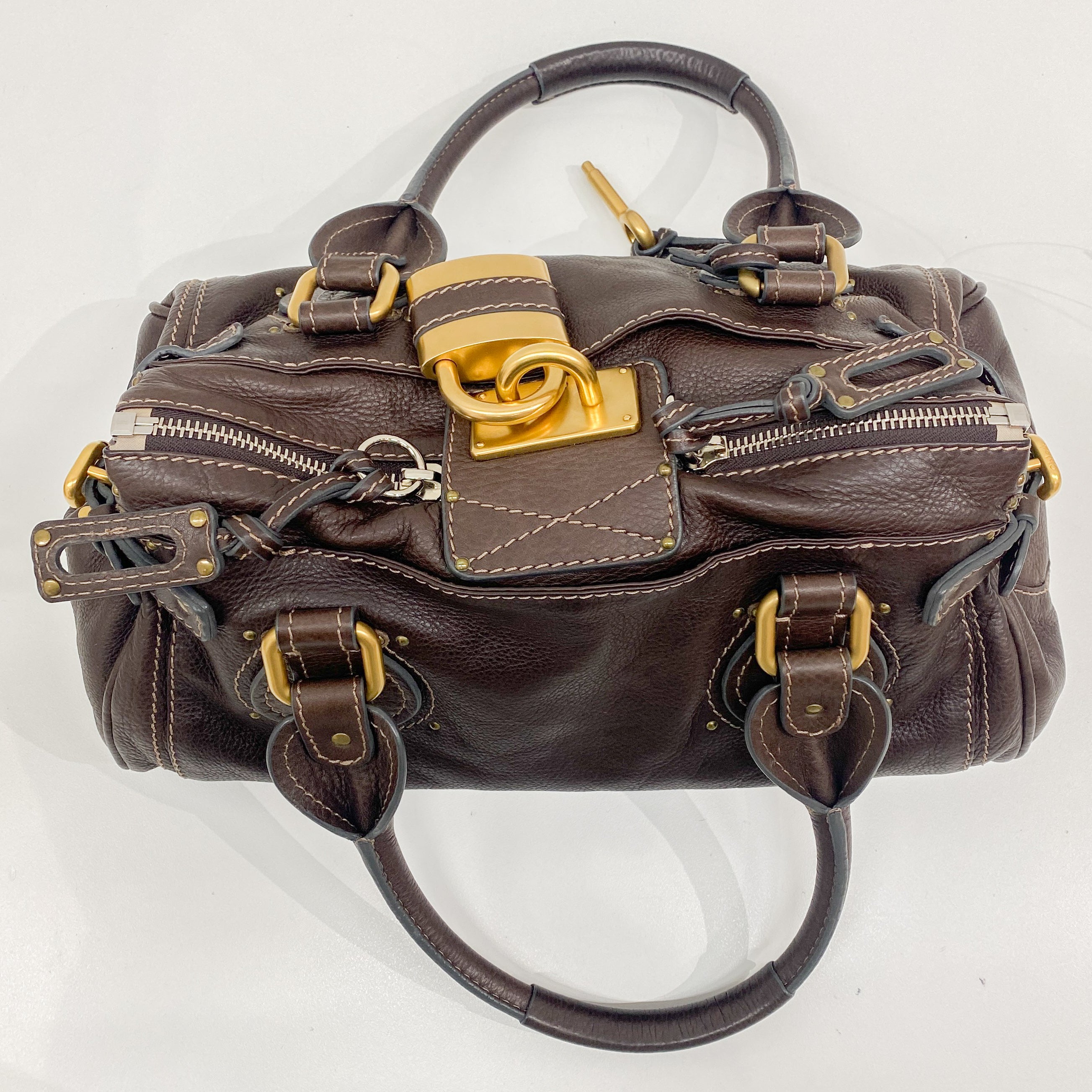Paddington Brown Leather Shoulder Bag
