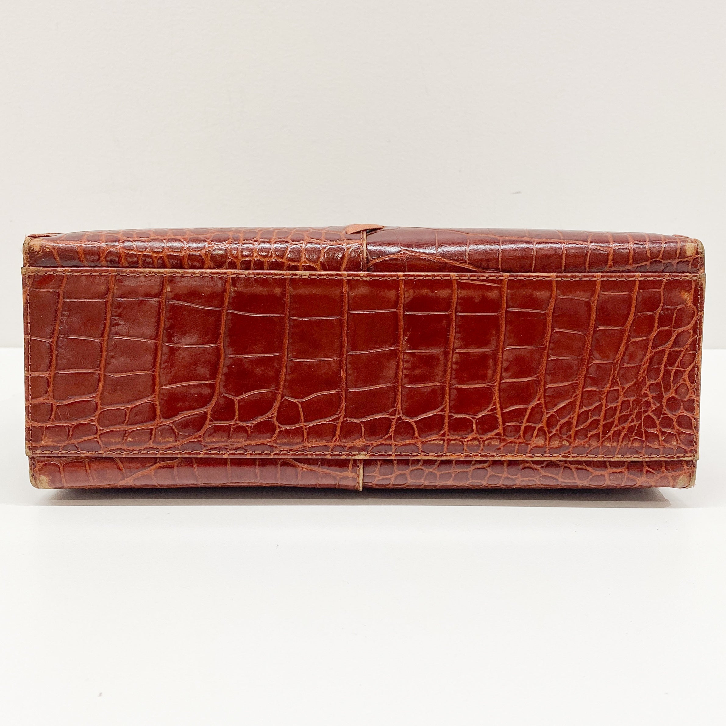 Cassandra Red Leather Hand Bag