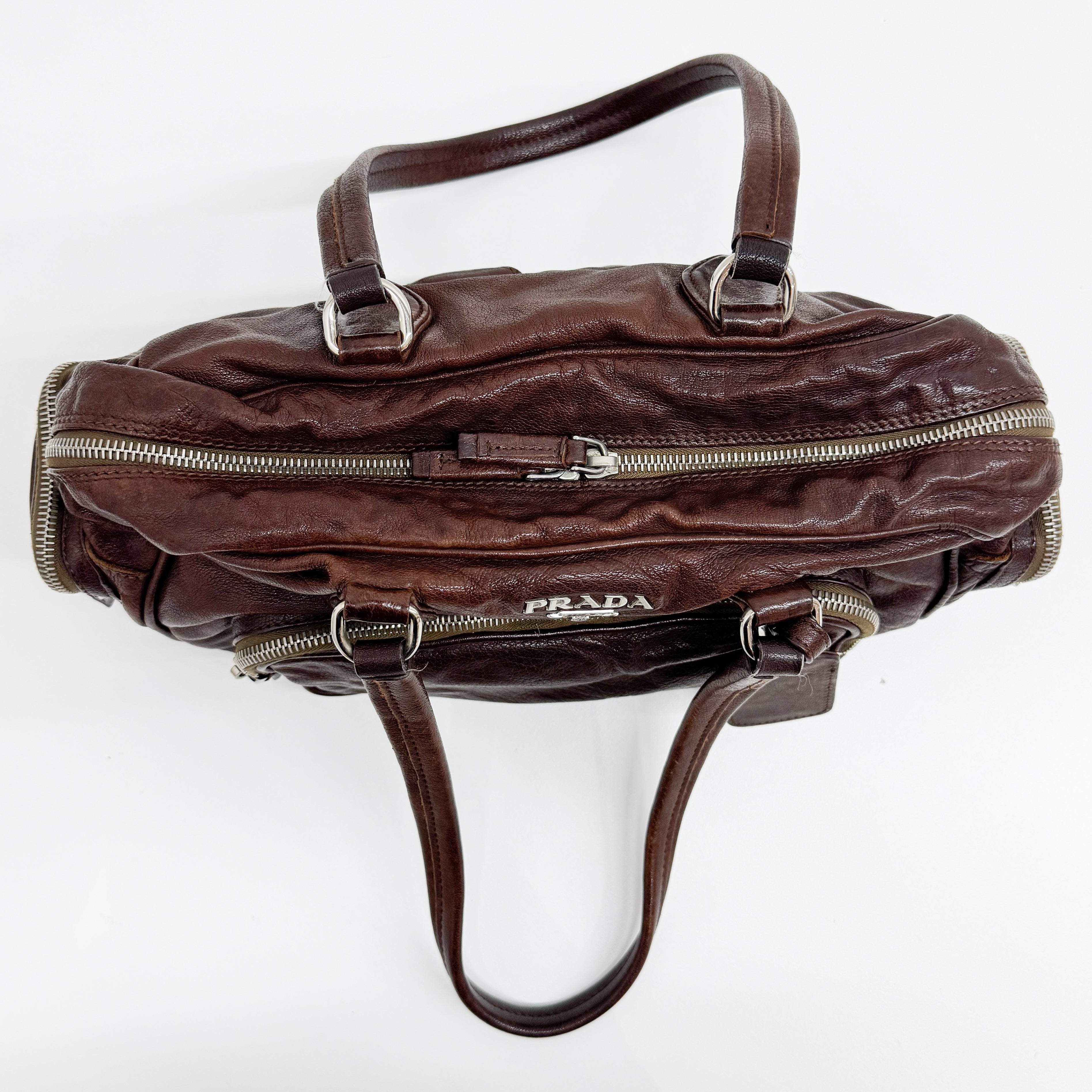 Brown Leather Shoulder Bag
