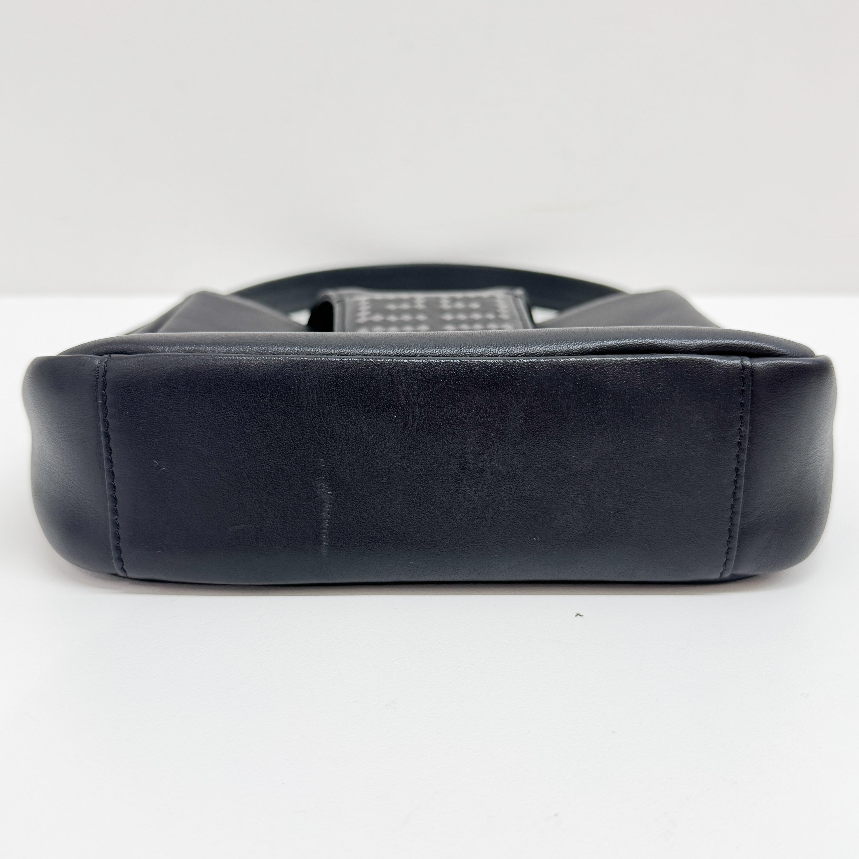 Black Leather Hand Bag