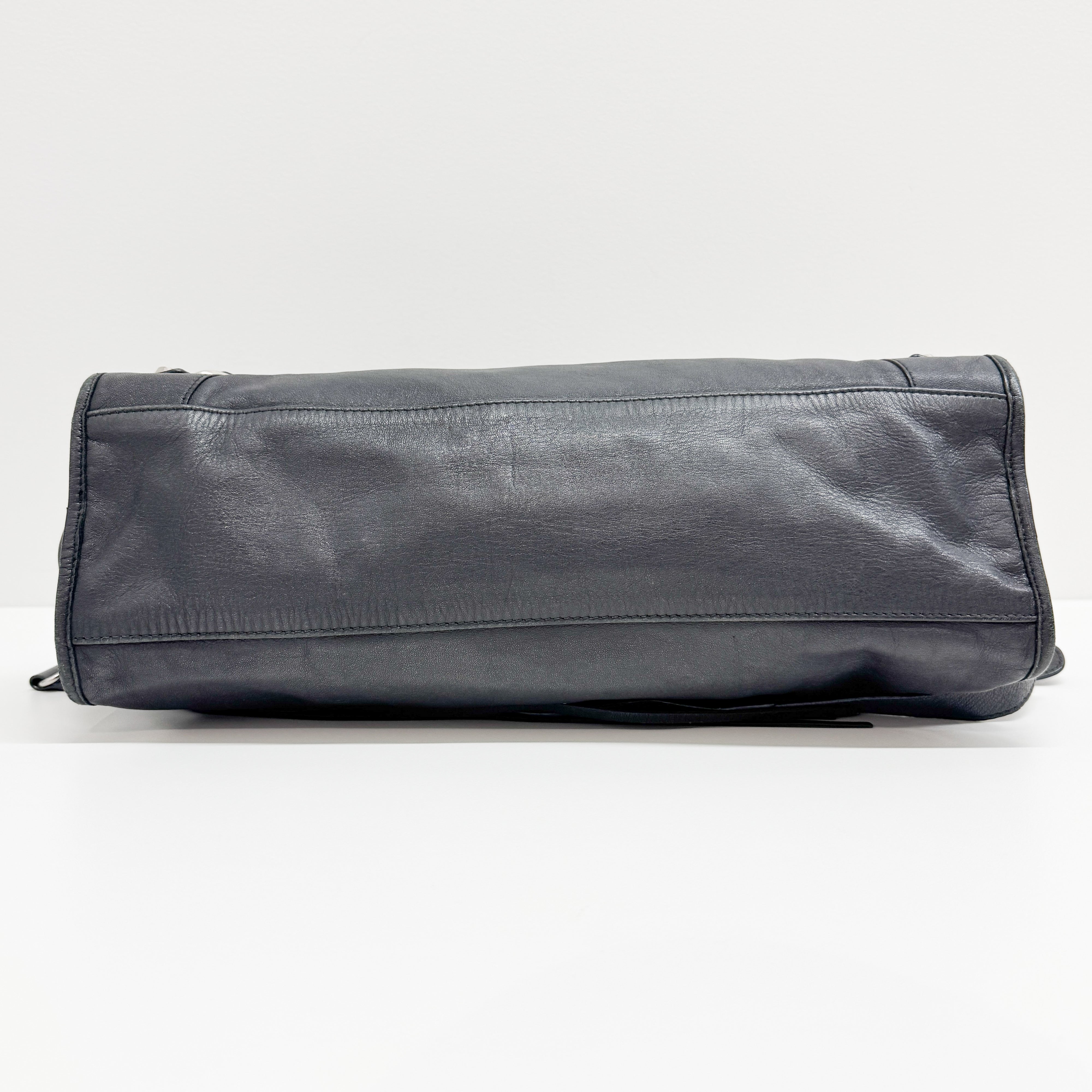 The City Black Leather Bag