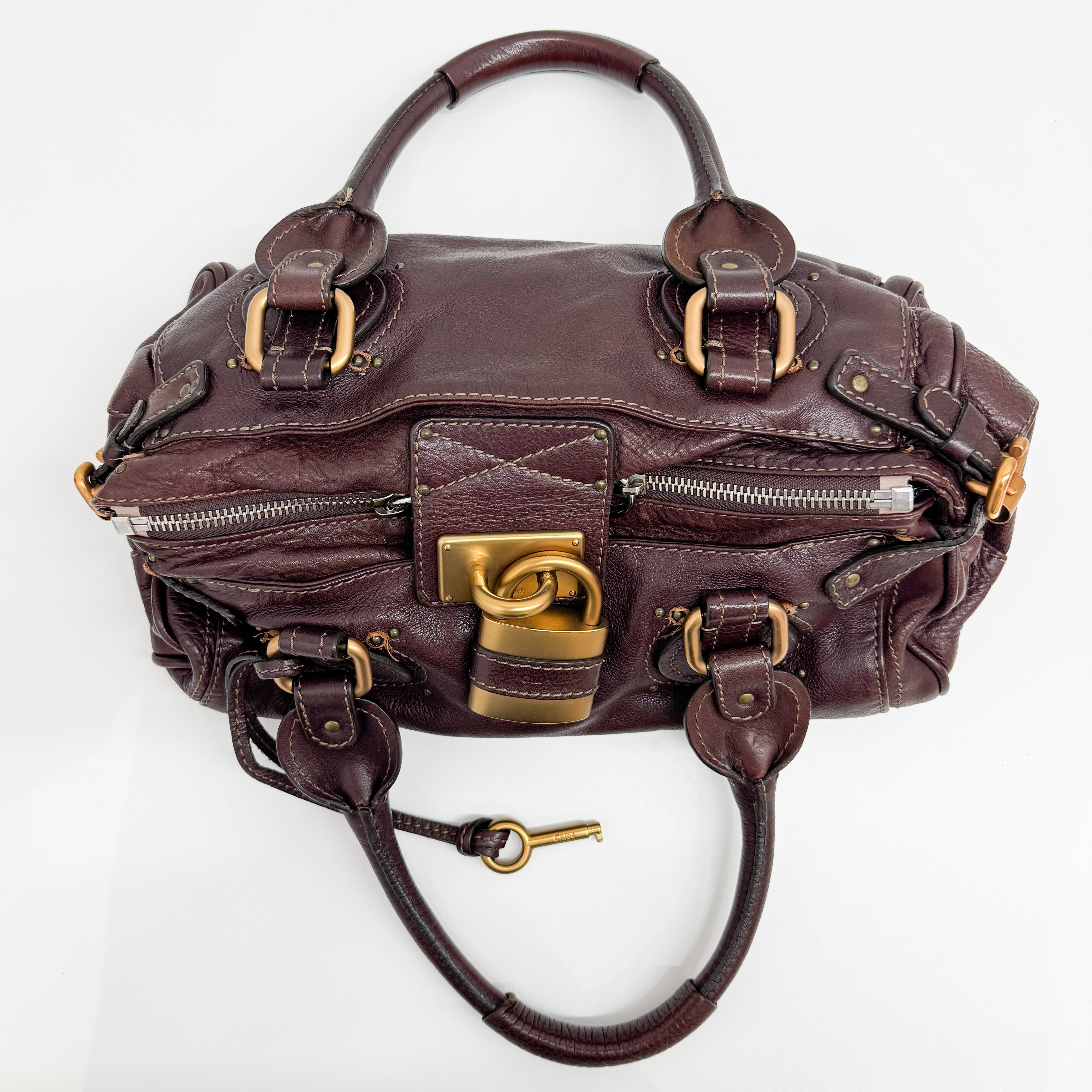 Paddington Brown Leather Shoulder Bag