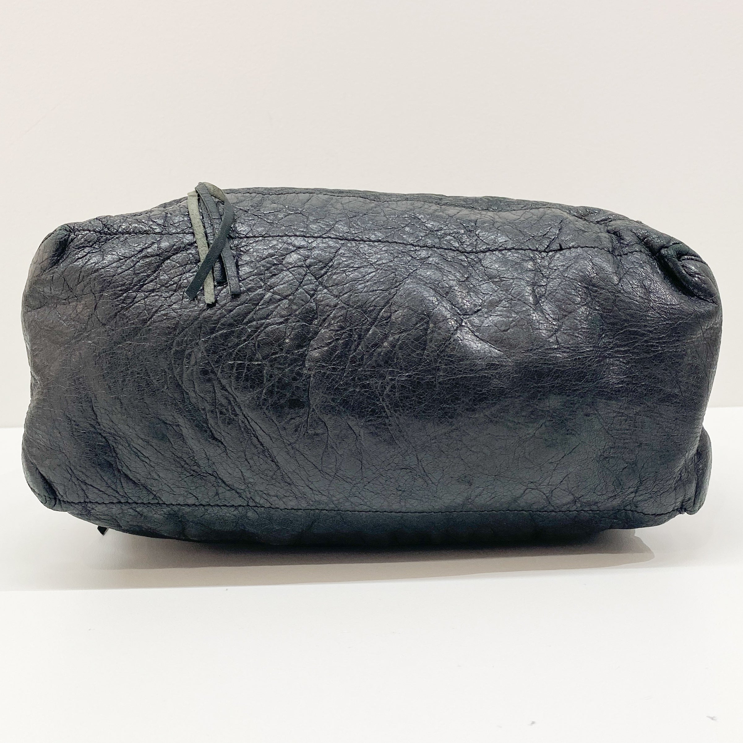 The Day Black Calfskin Leather Shoulder Bag