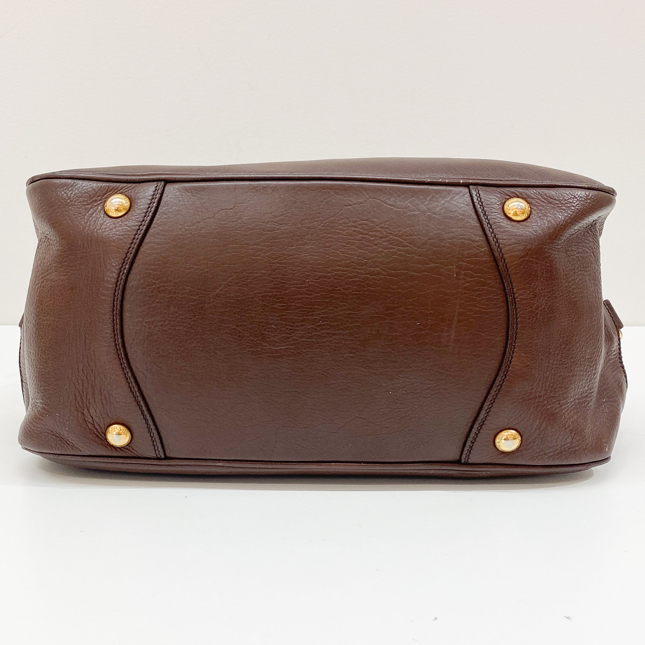Brown Leather Shoulder Bag