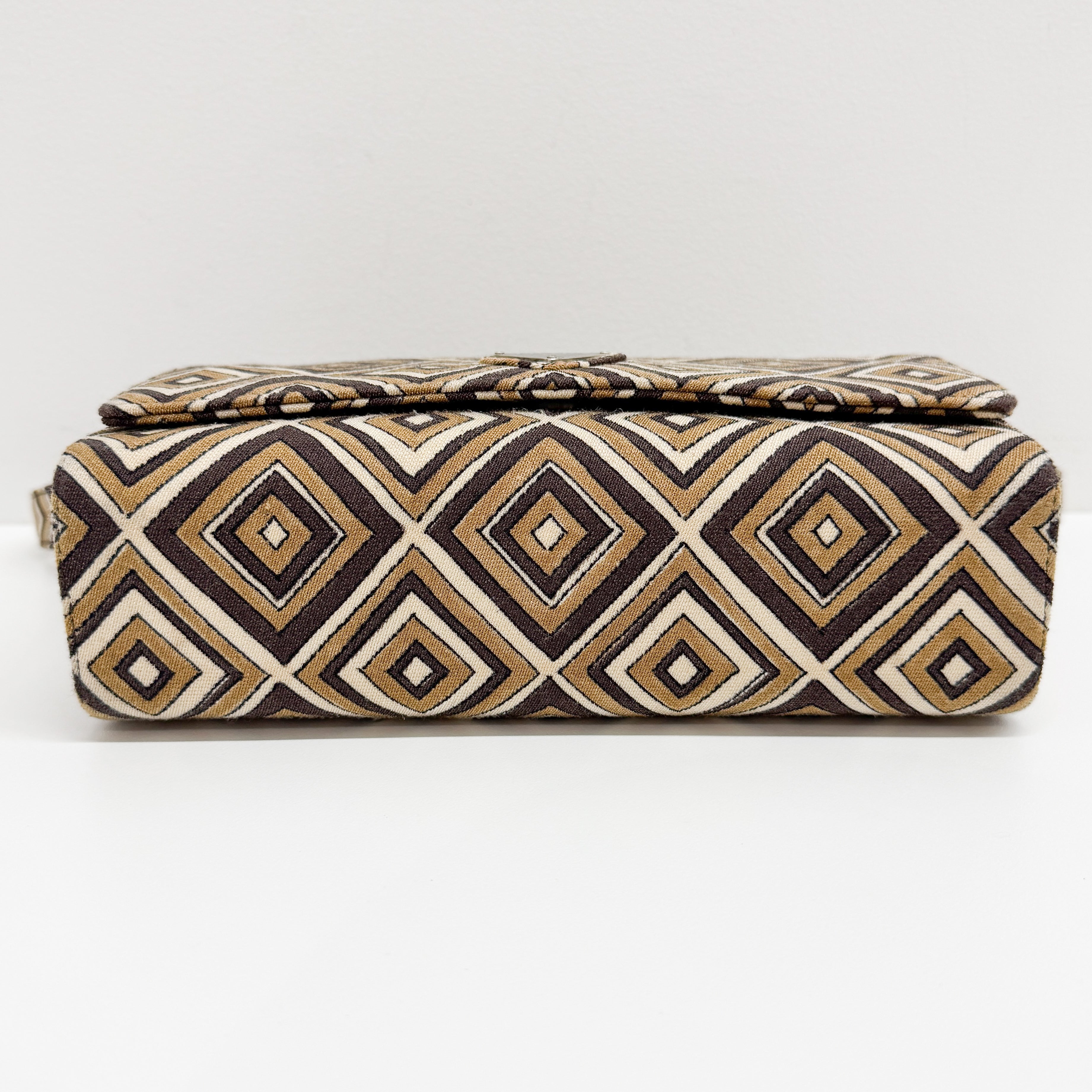 Brown Canvas Shoulder Bag