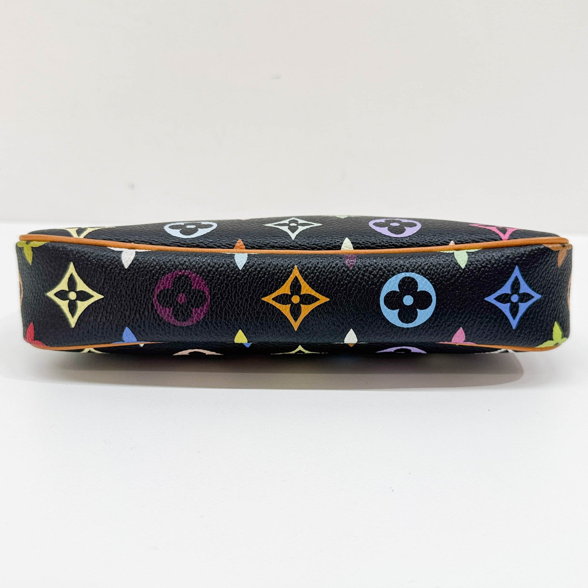 LV x Takashi Murakami Black Canvas Pochette Accessoire