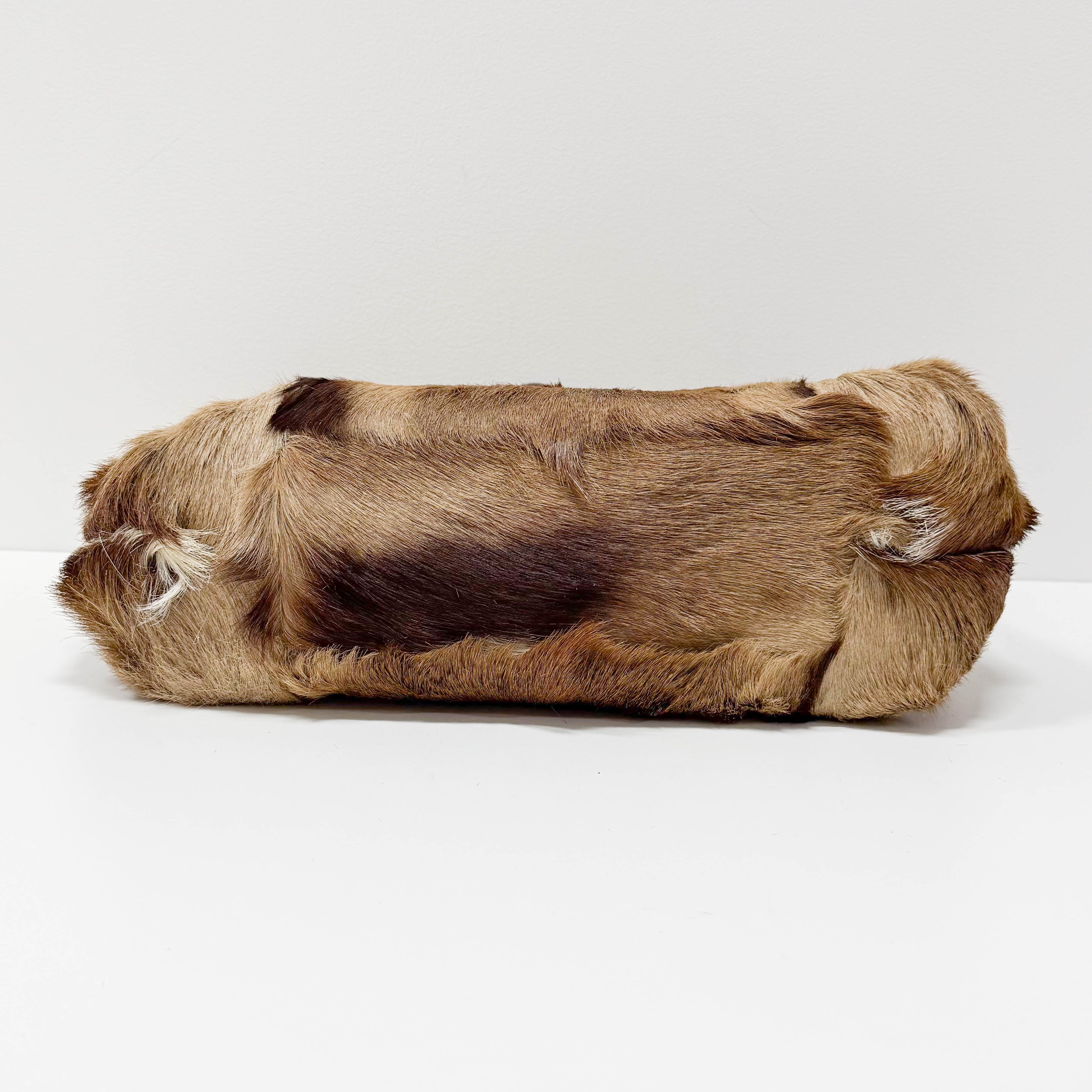 Brown Pony Hair Tote Bag