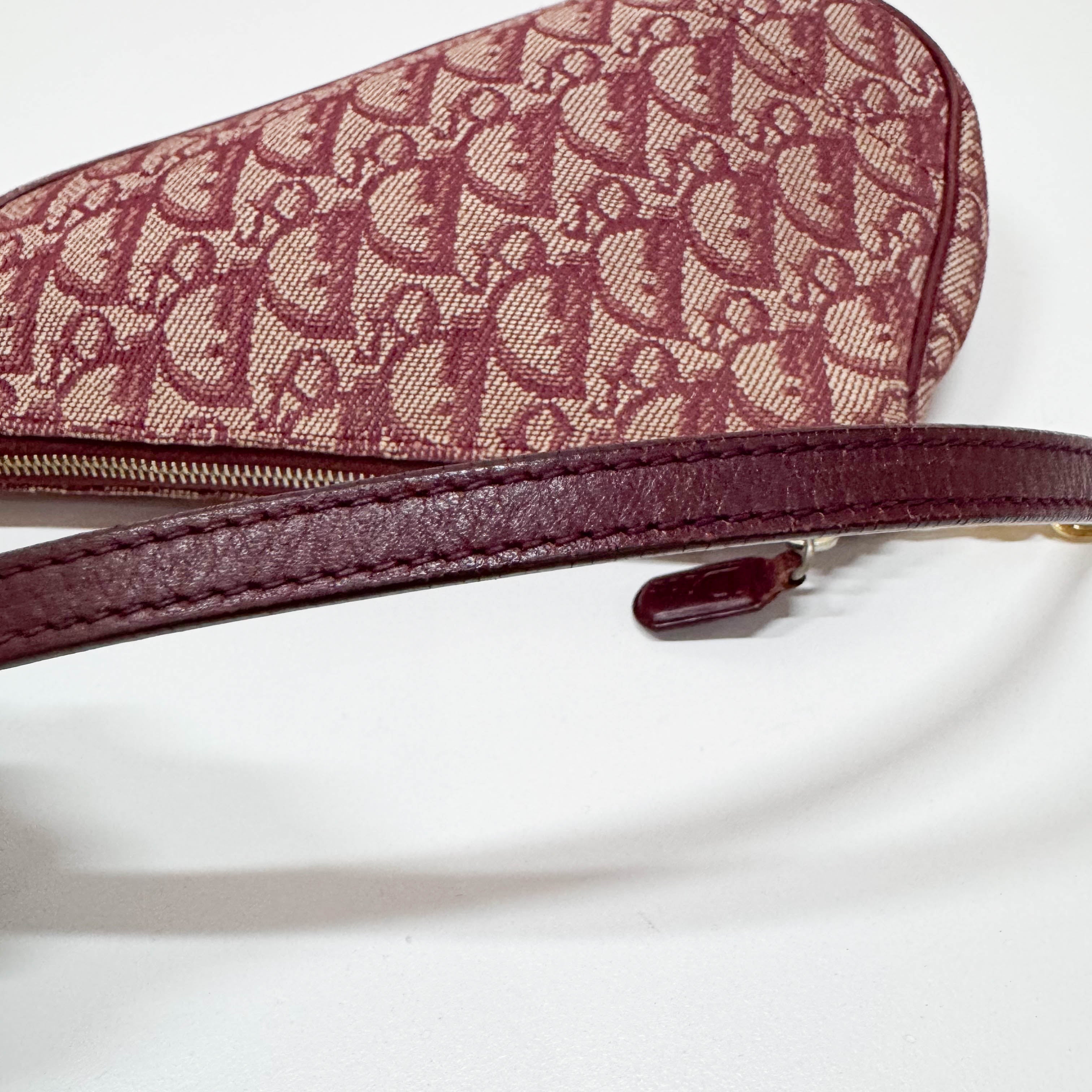 Saddle Red Trotter Canvas Shoulder Bag