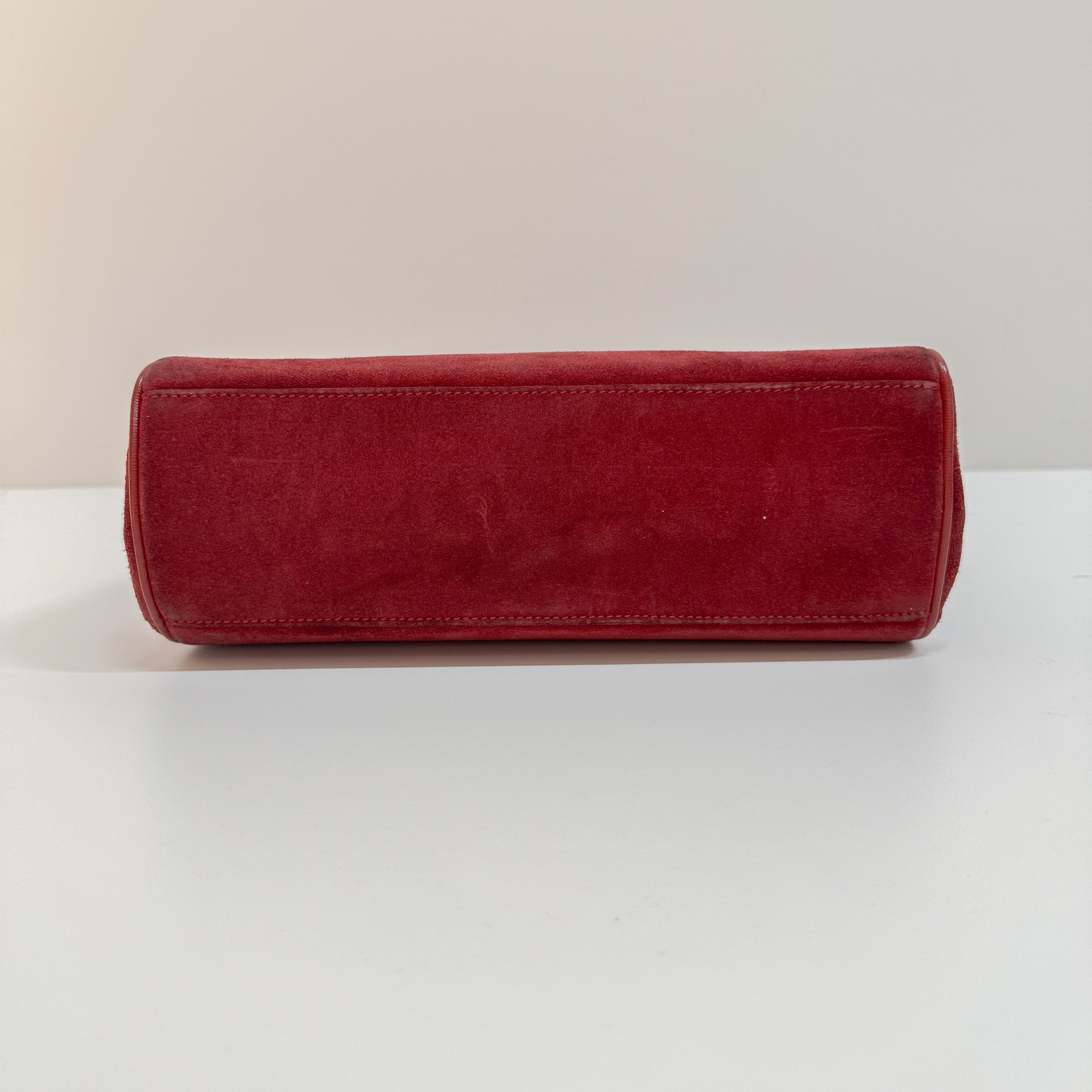 Red Suede Handbag