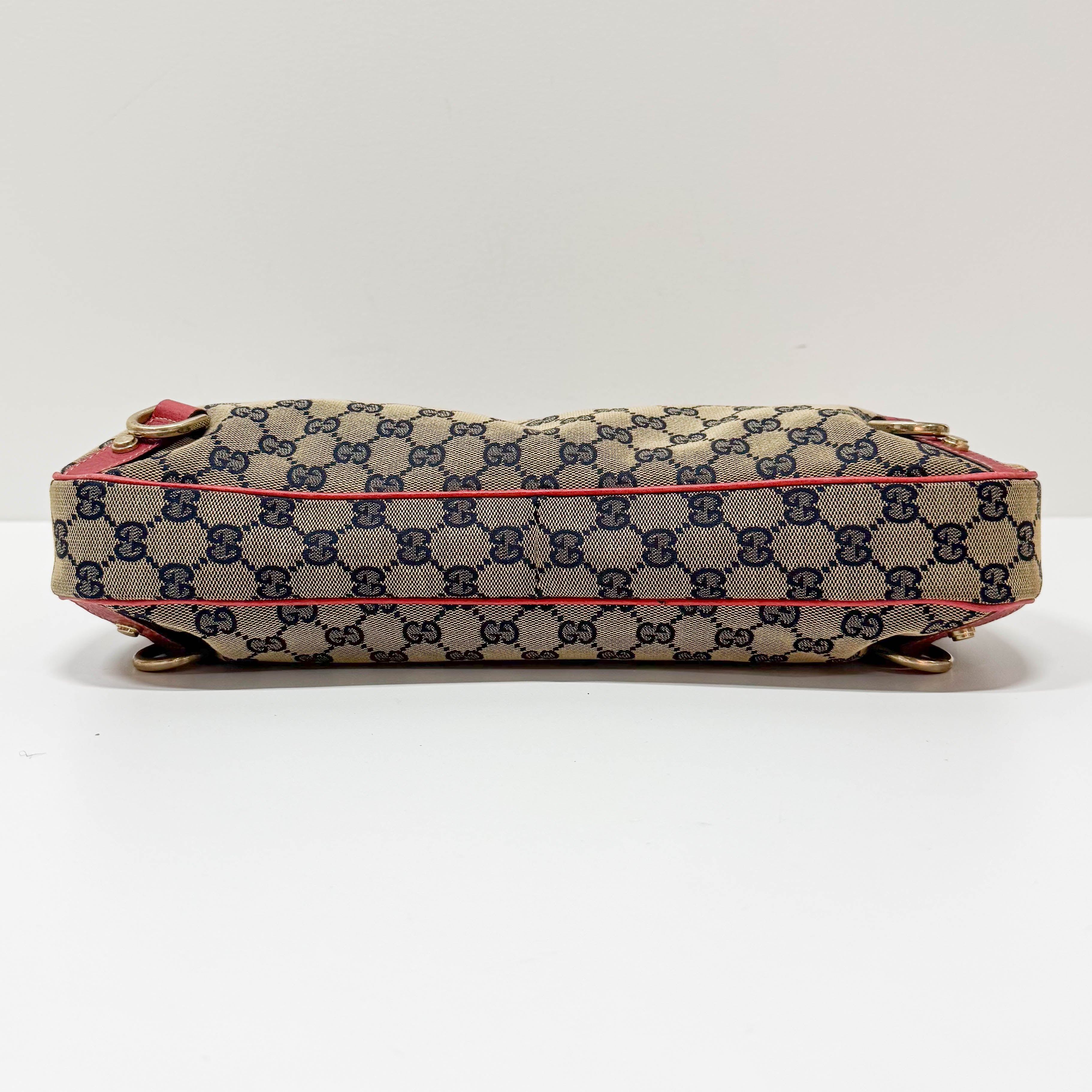 GG Canvas D-Ring Abbey Hobo Bag