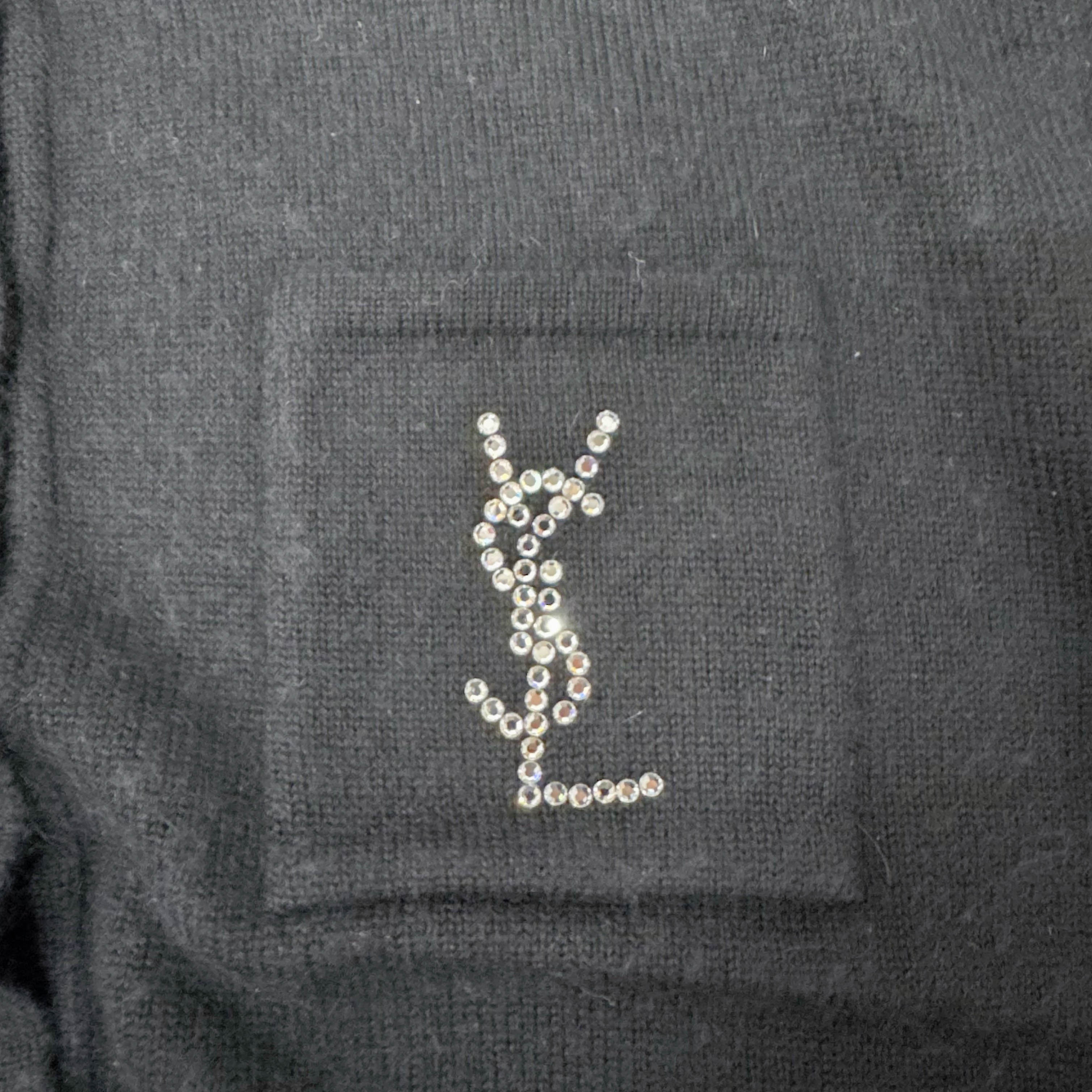 Size M Black  Wool Cardigan