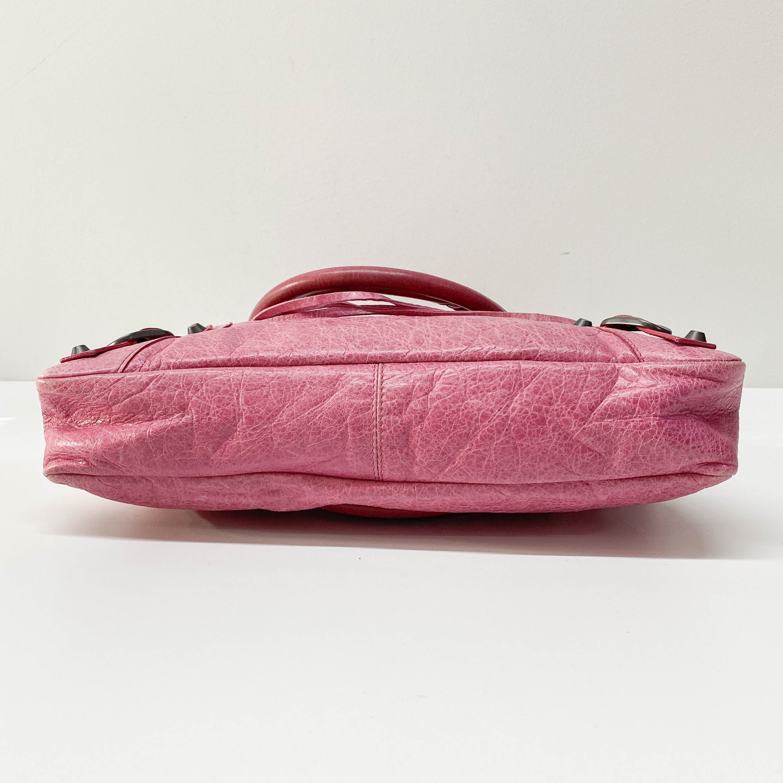 The First Pink Calfskin Leather Two Way Bag