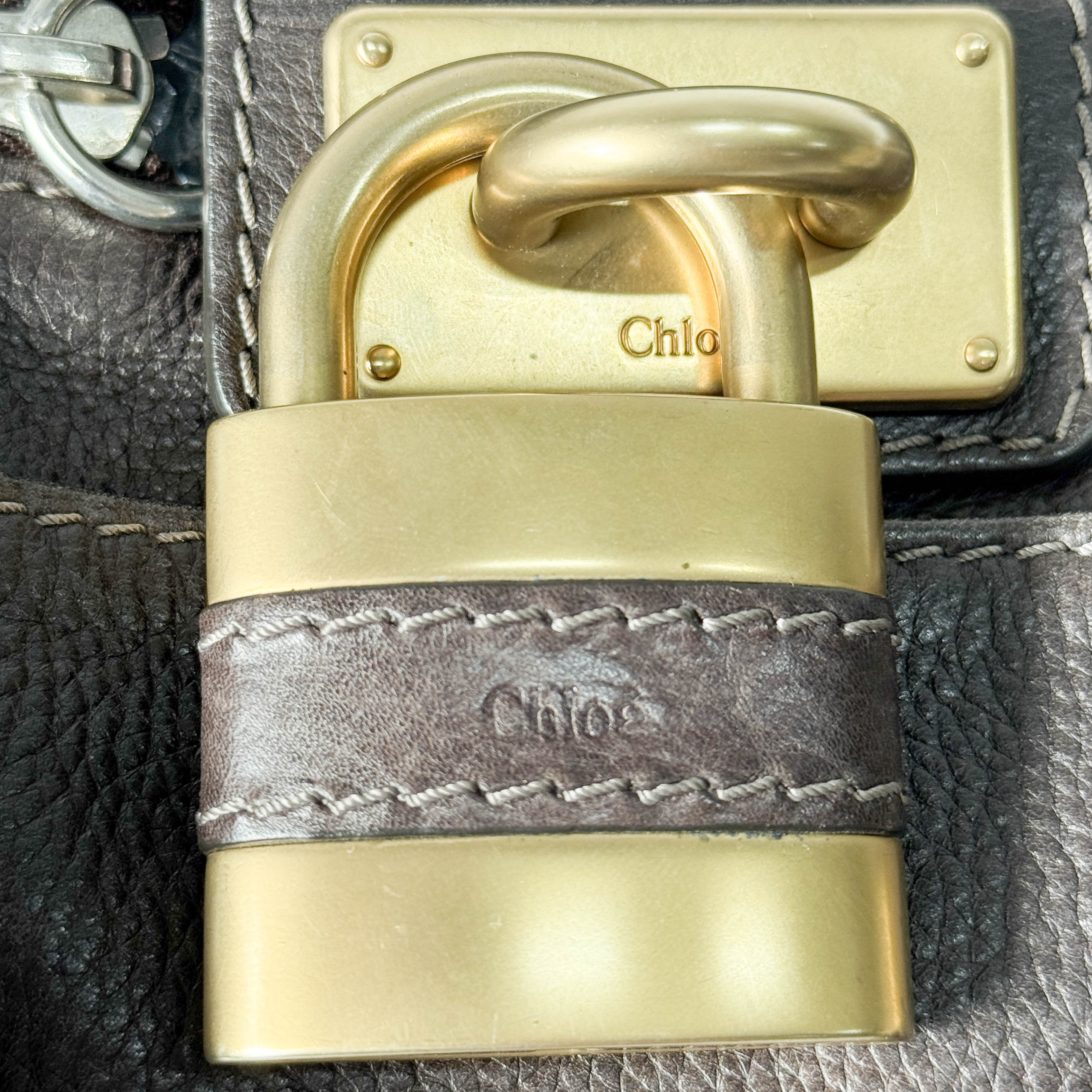 Paddington Brown Leather Shoulder Bag