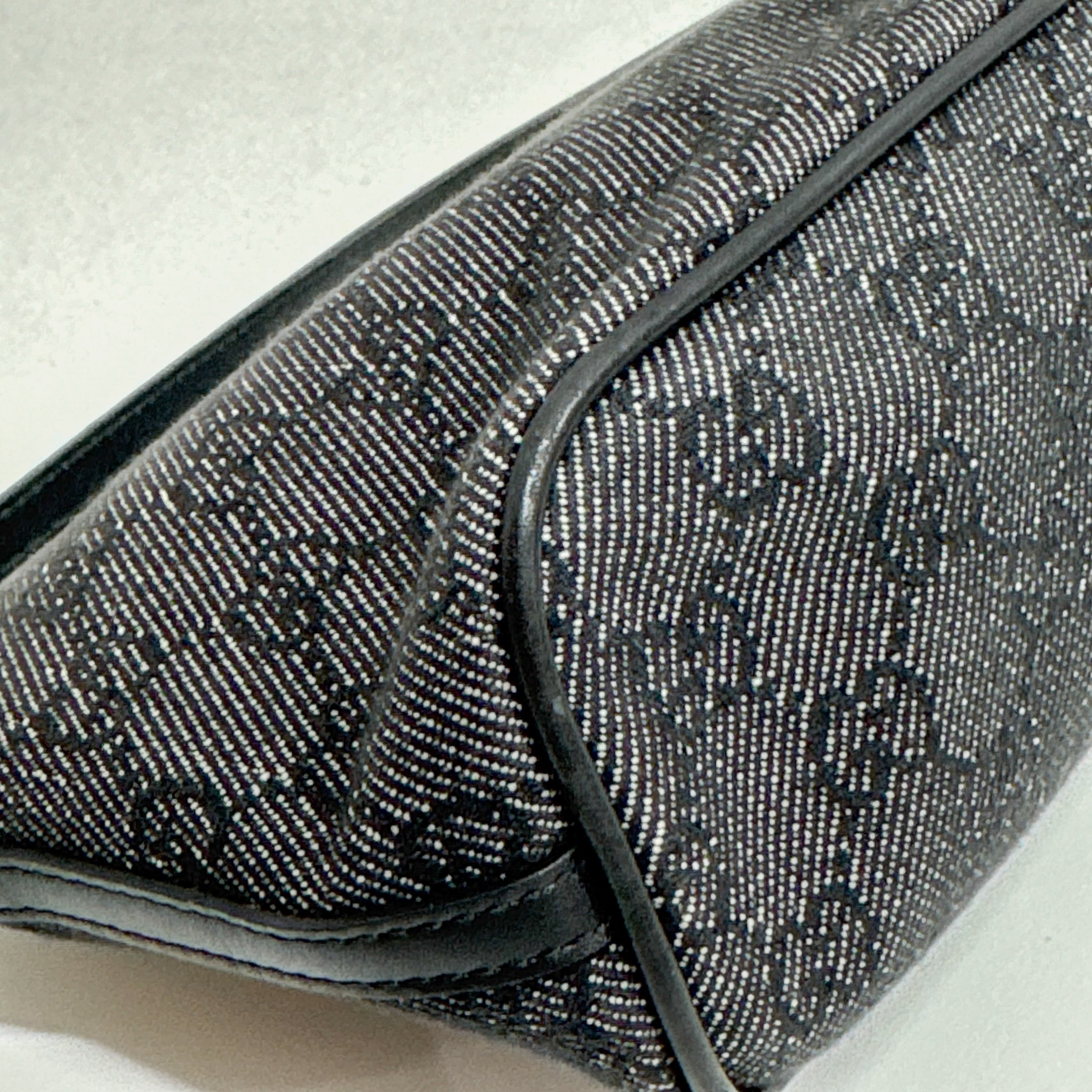 GG Canvas Black Pouch Bag