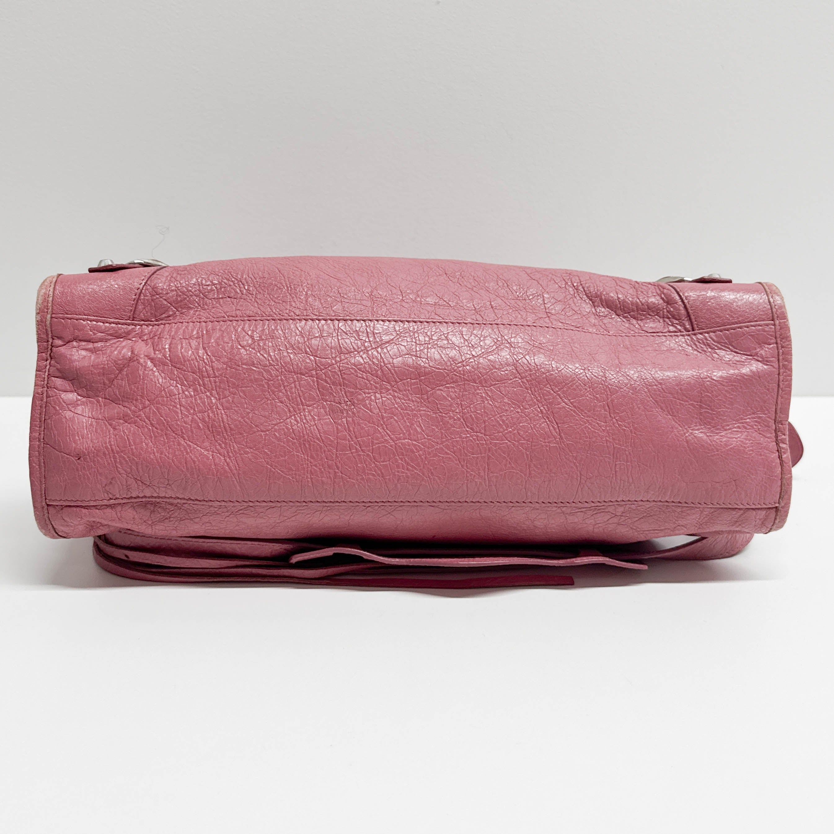 City Pink Leather Two Way Bag