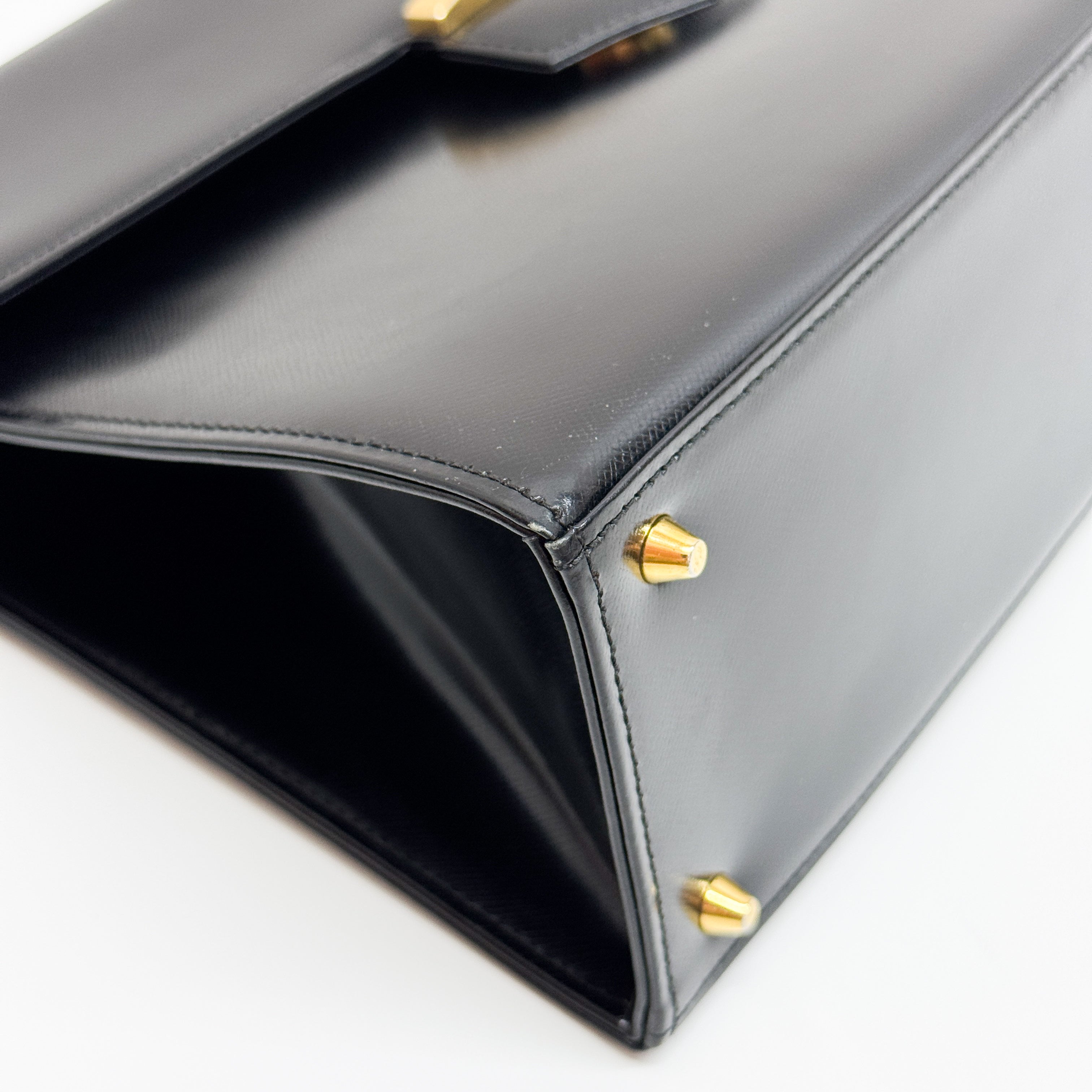 Black Leather Handbag