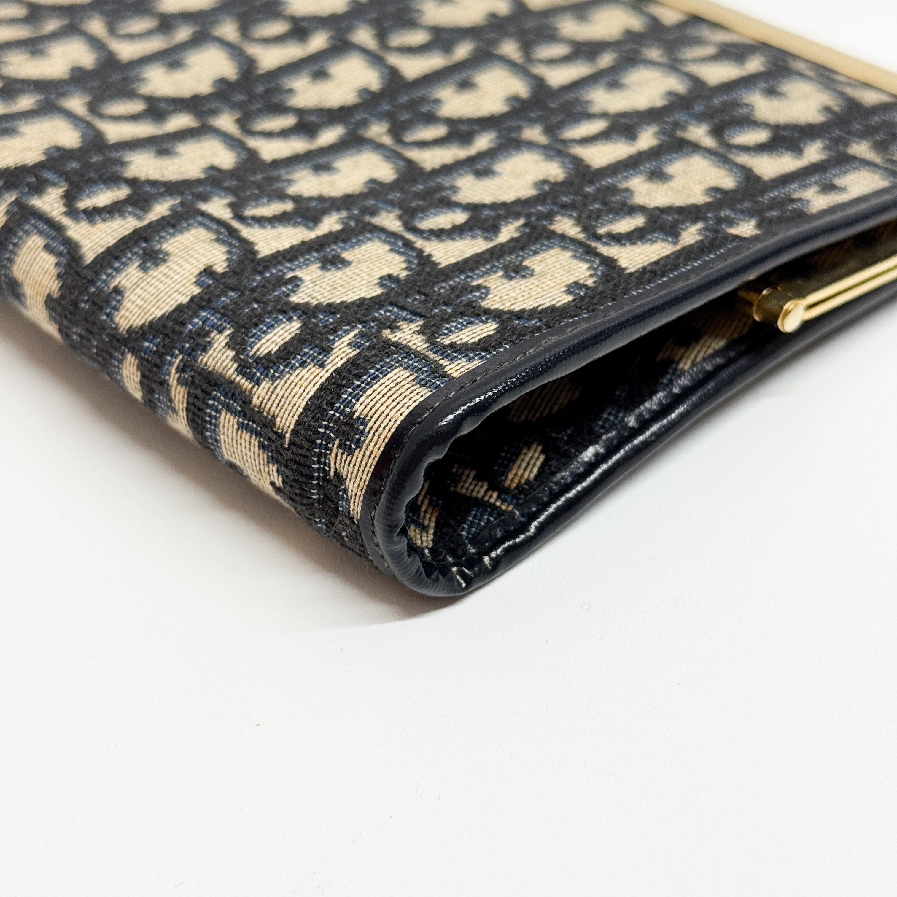 Trotter Navy Blue Clutch Bag