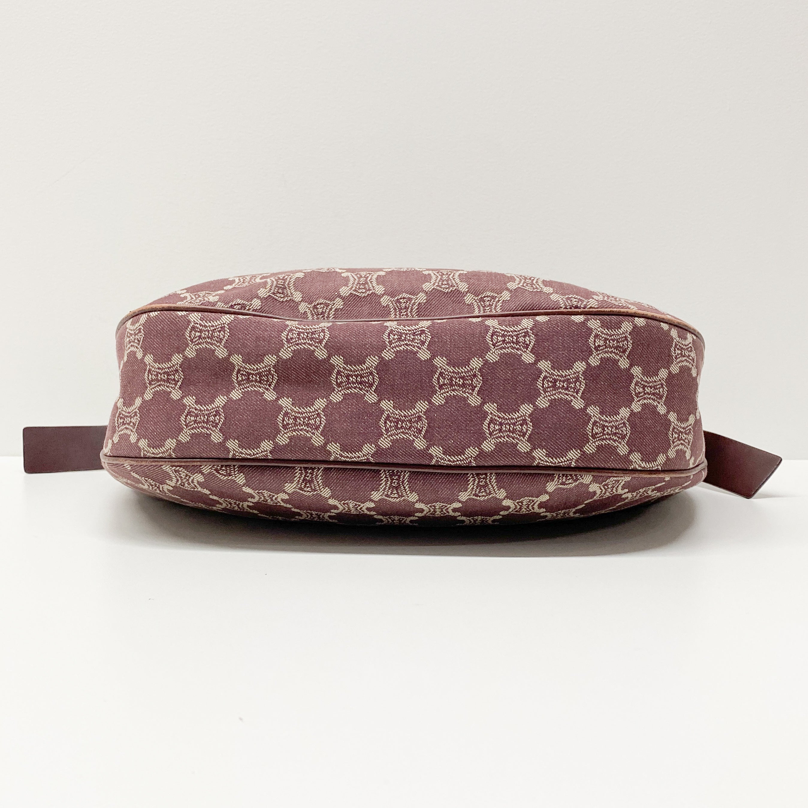 Paris Macadam Purple Denim Hobo Bag