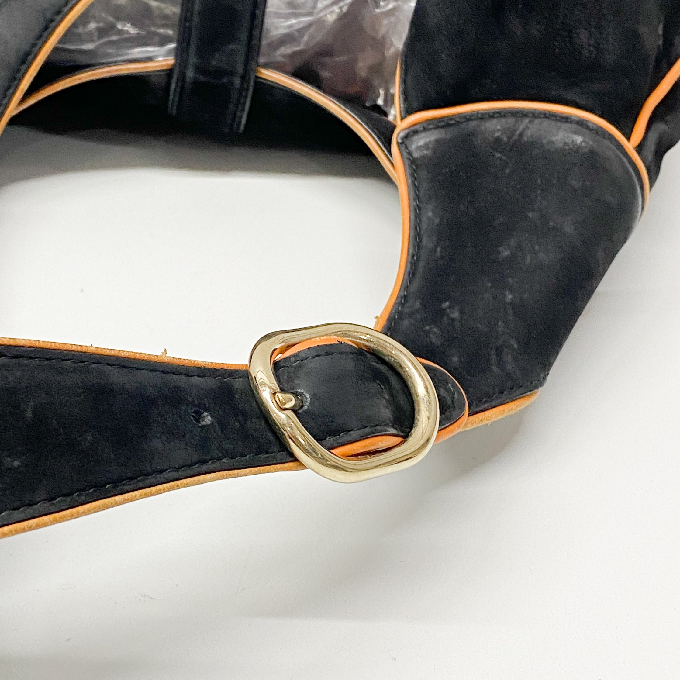 Jackie Black Leather Shoulder Bag