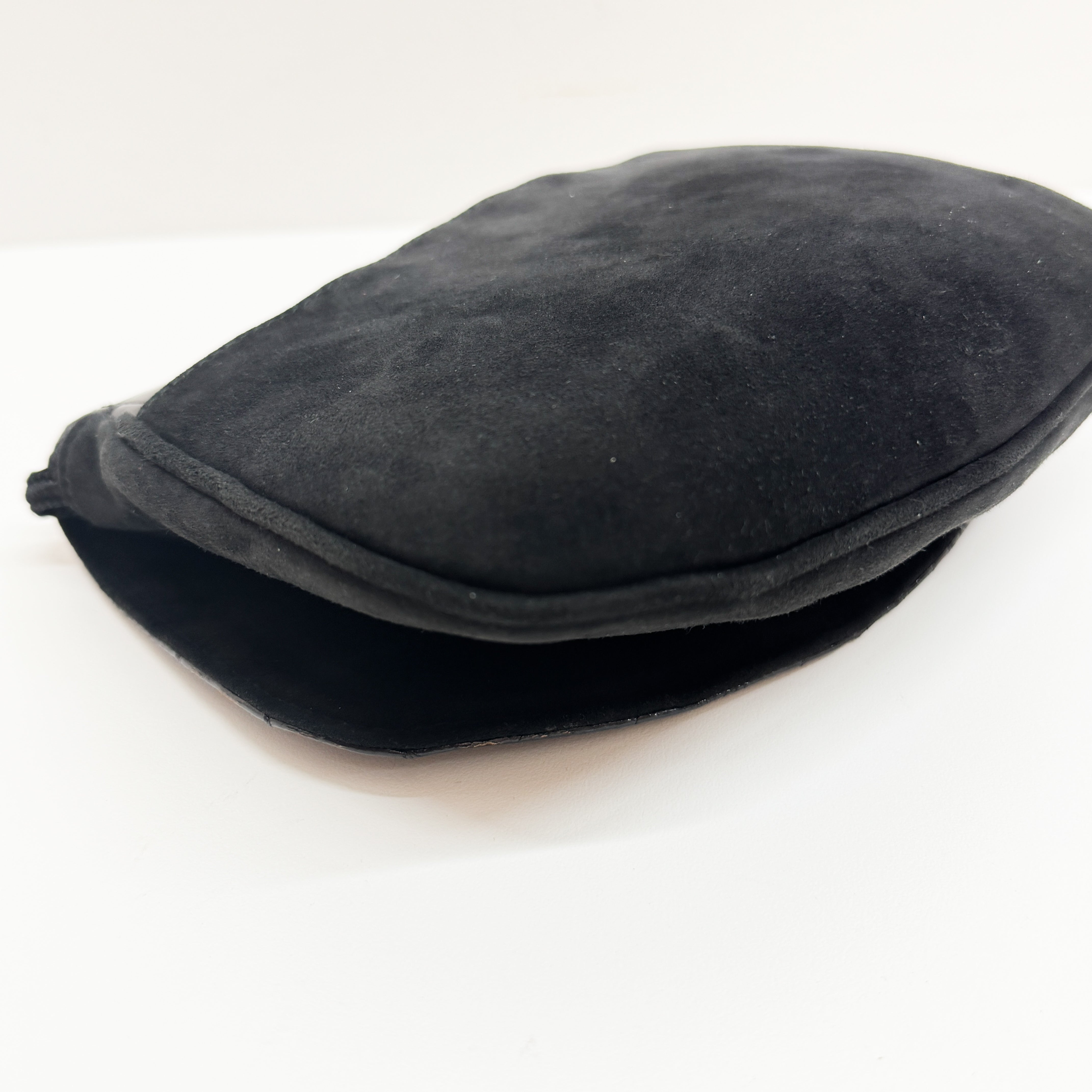 Black Suede Shoulder Bag