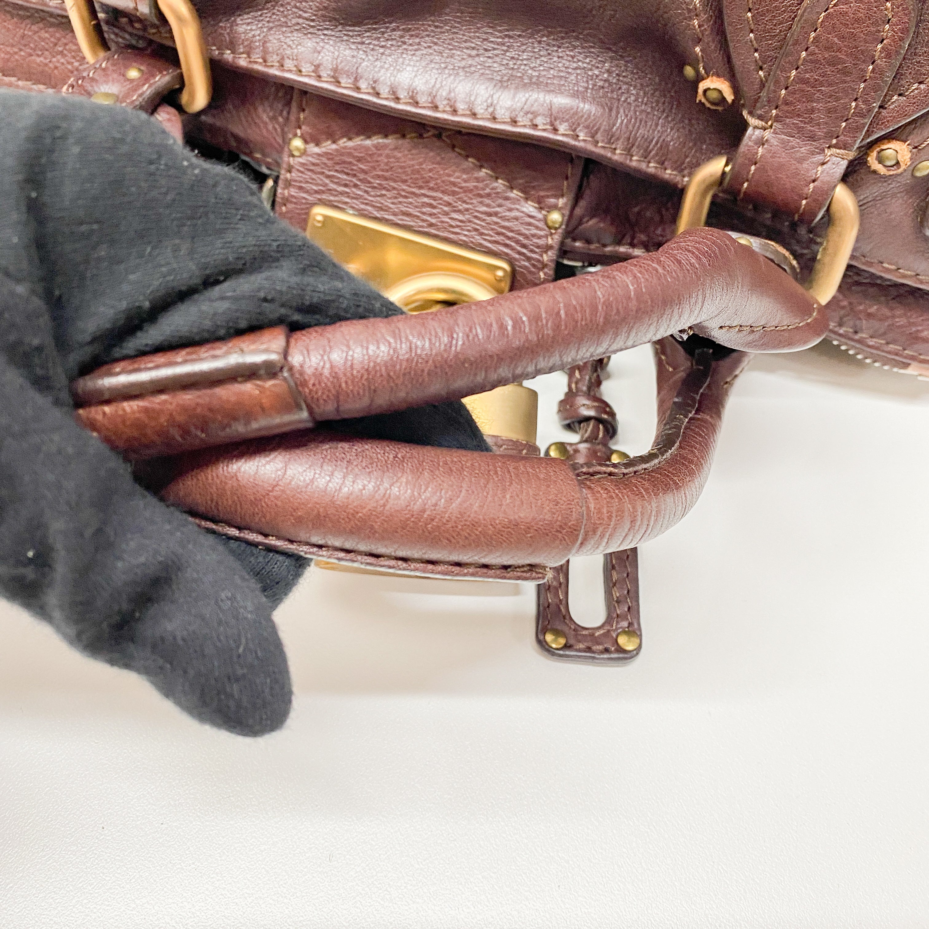 Paddington Brown Leather Shoulder Bag