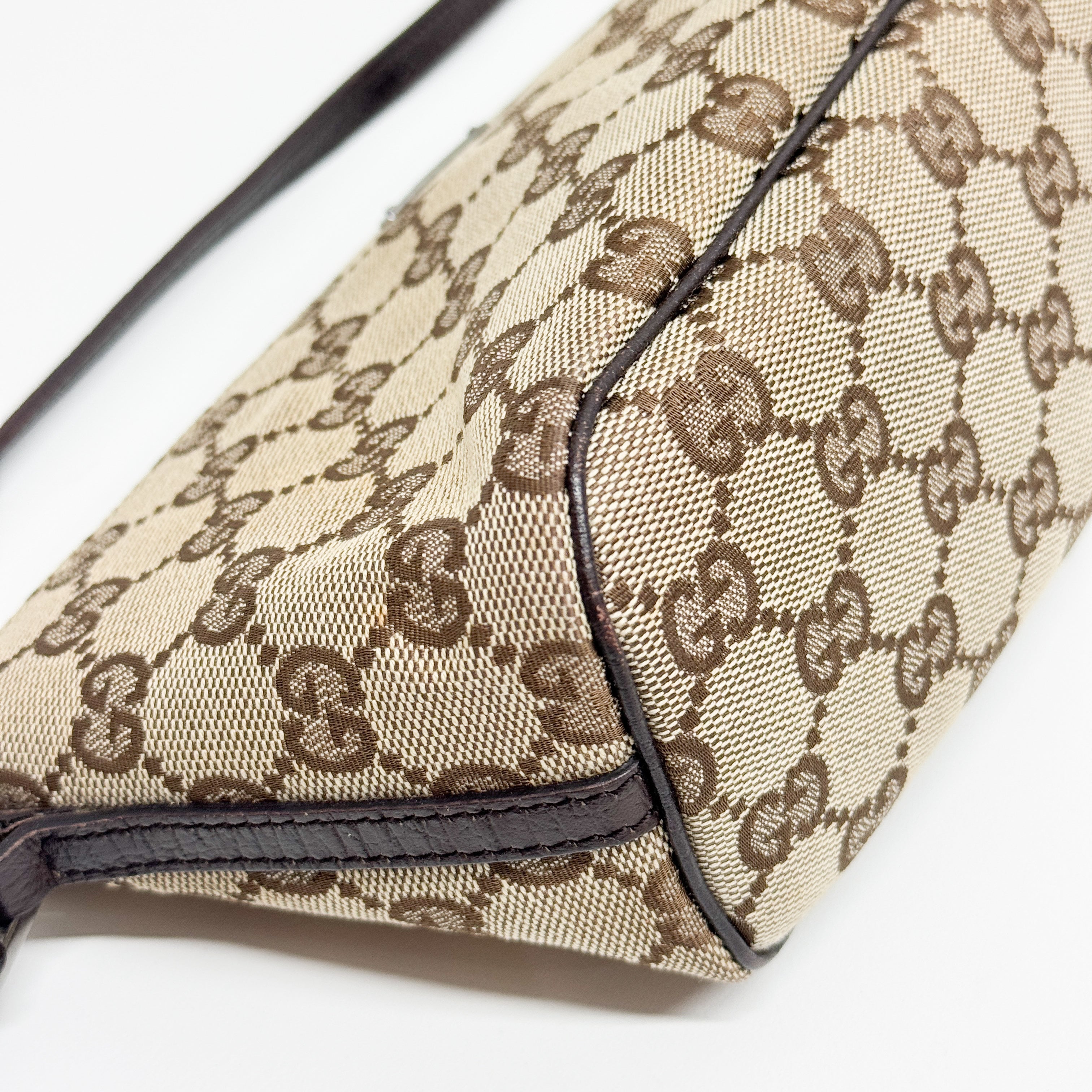 Boat GG Brown Canvas Pouch