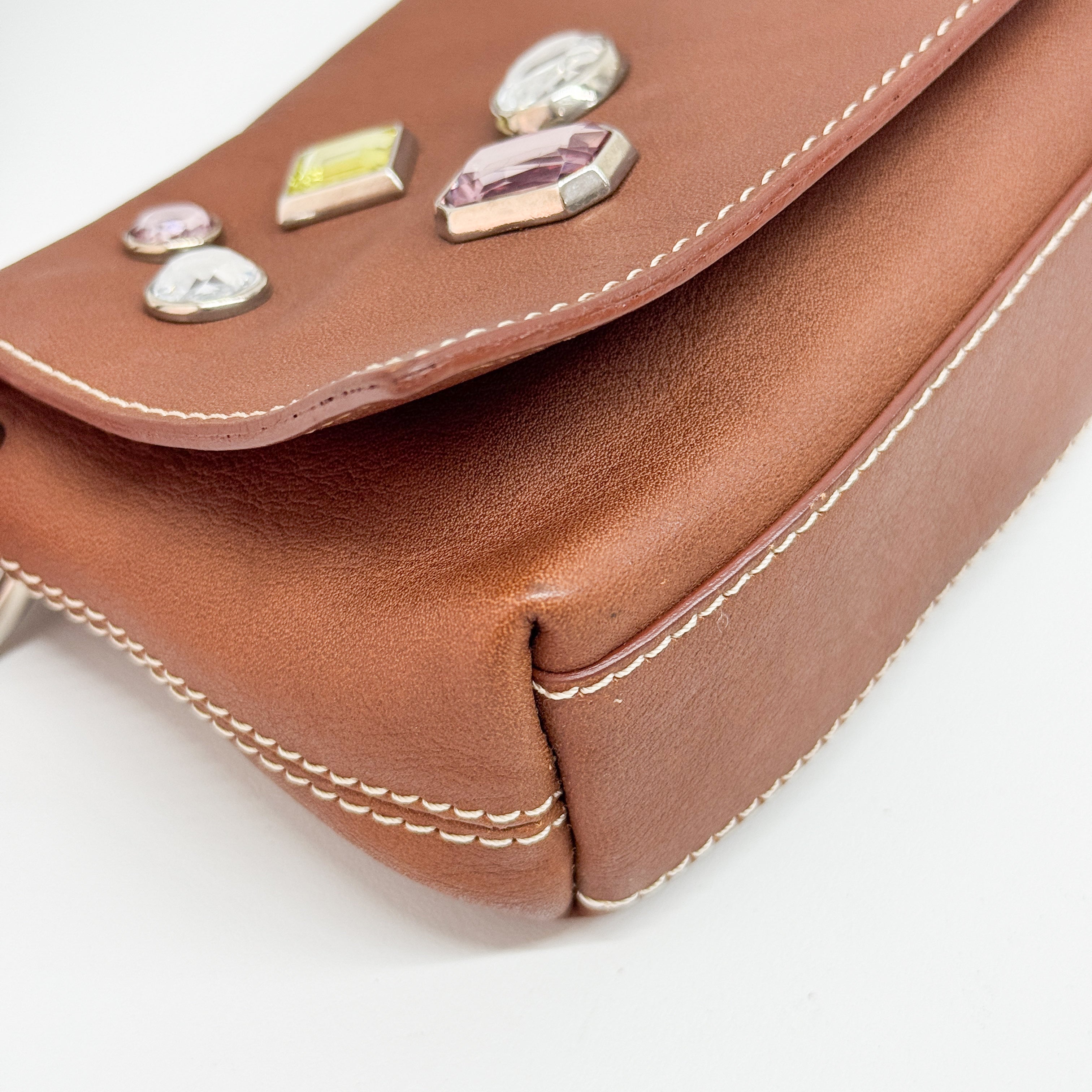 Brown Leather Shoulder Bag