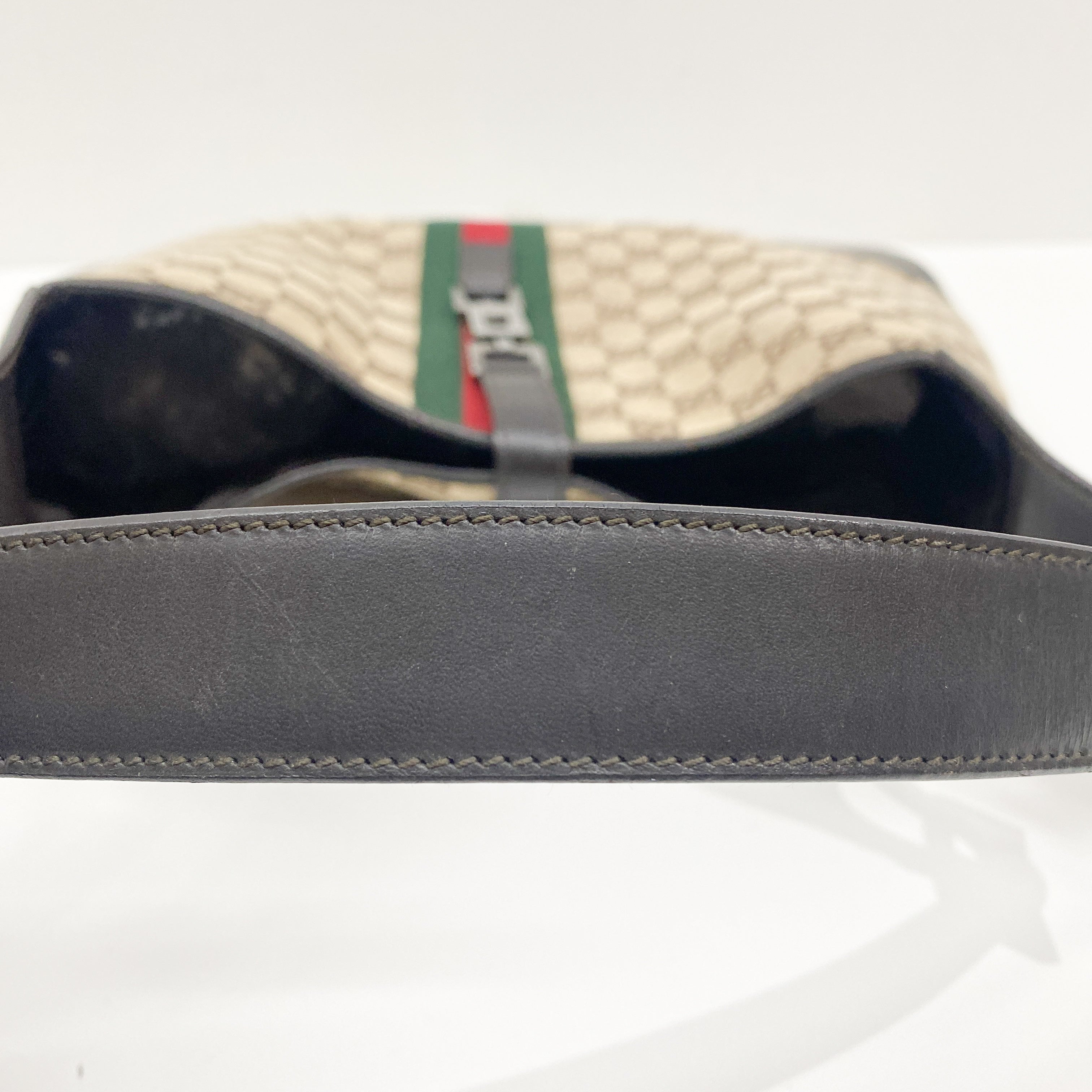 Jackie Multi-color Canvas Shoulder Bag