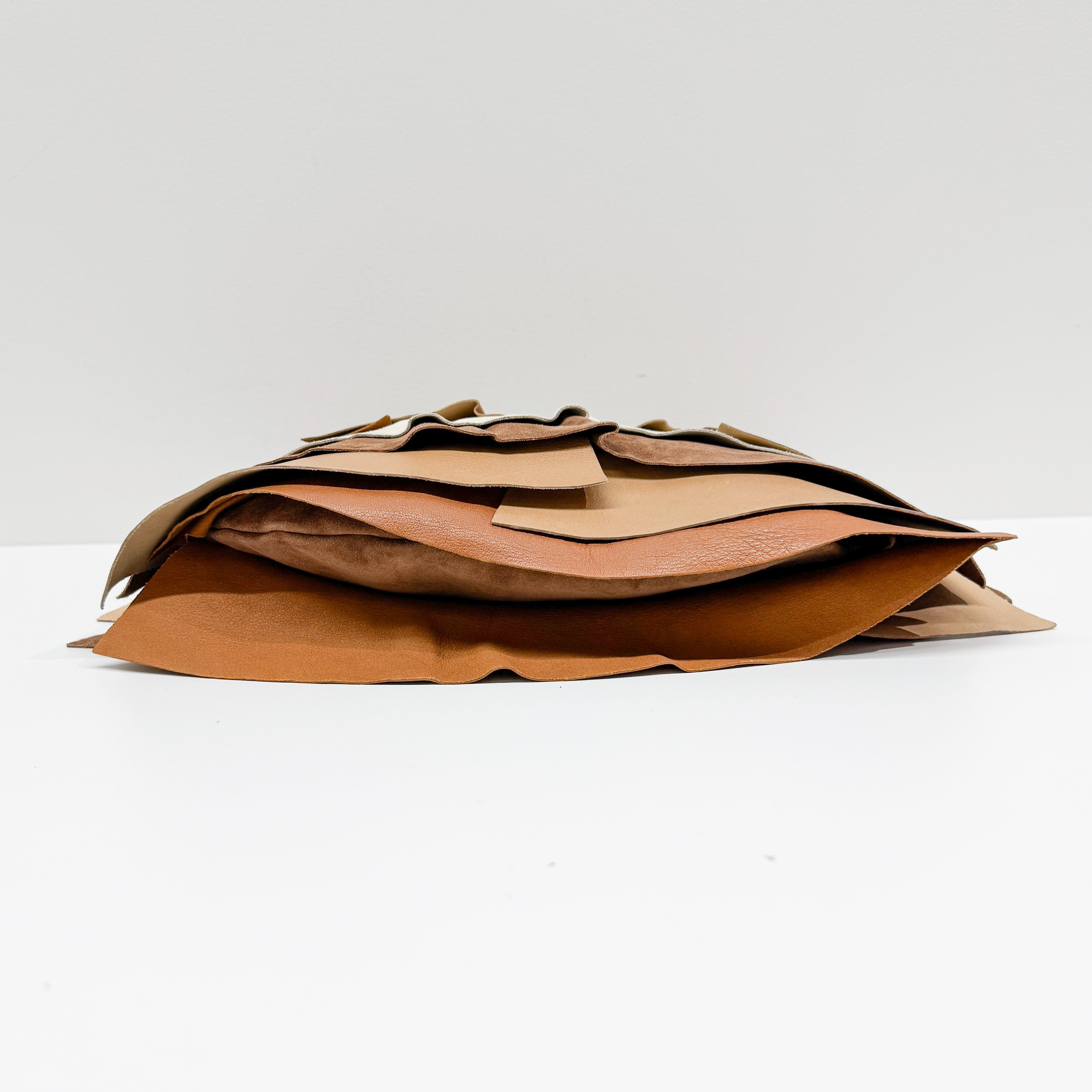 Saint Tropez Brown Leather Shoulder Bag