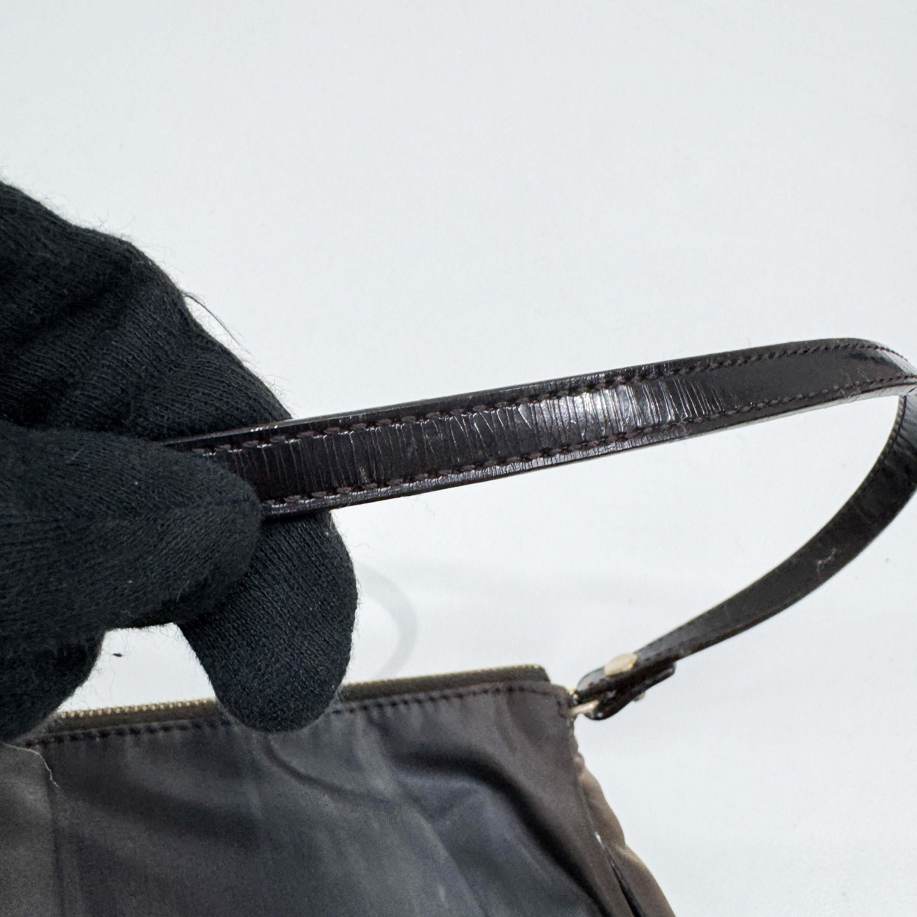 Saddle Multicolor Nylon Shoulder Bag