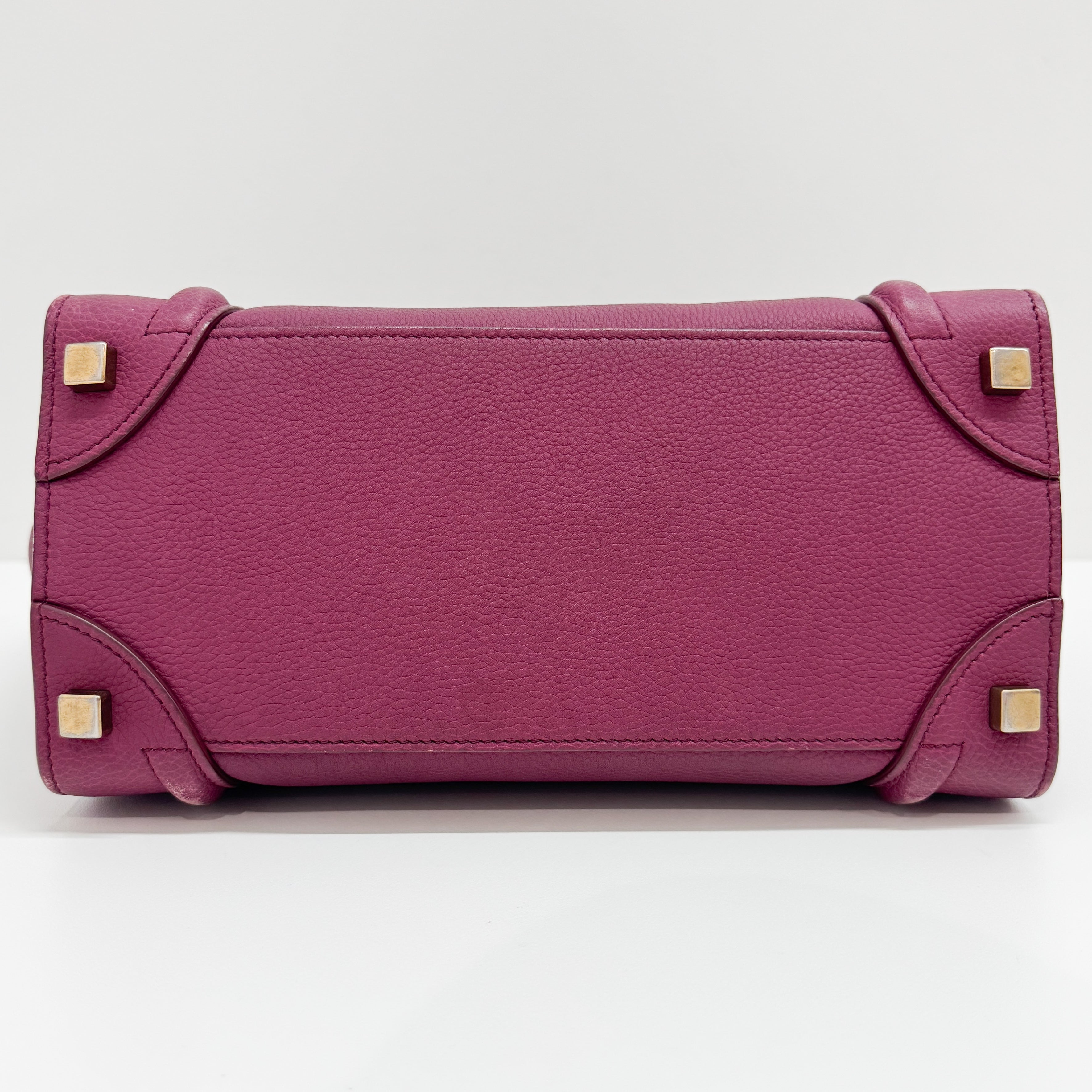 Luggage Microshopper Leather Tote Bag