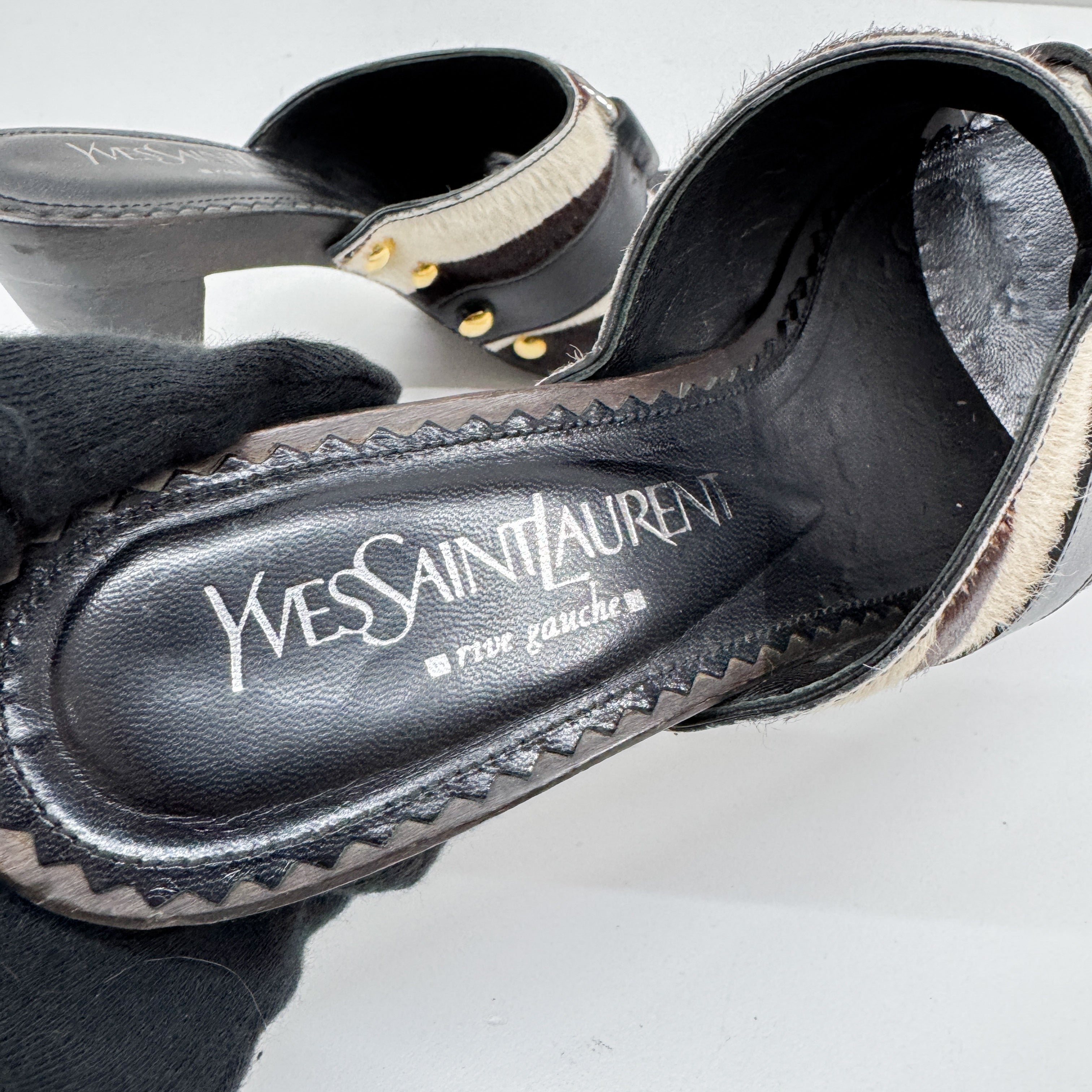 Size 36 EU Zebra Print Pony Hair Heels