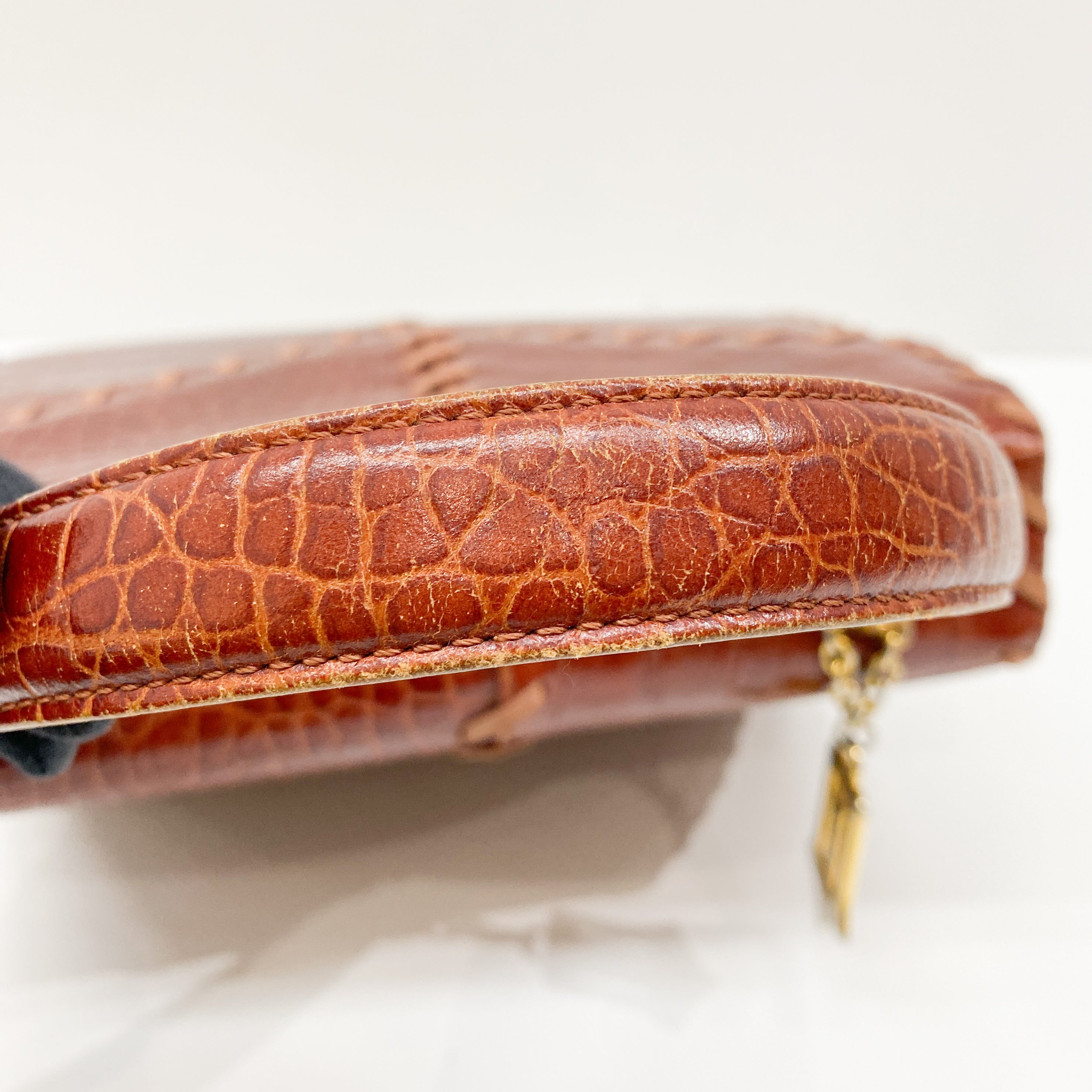 Cassandra Red Leather Hand Bag