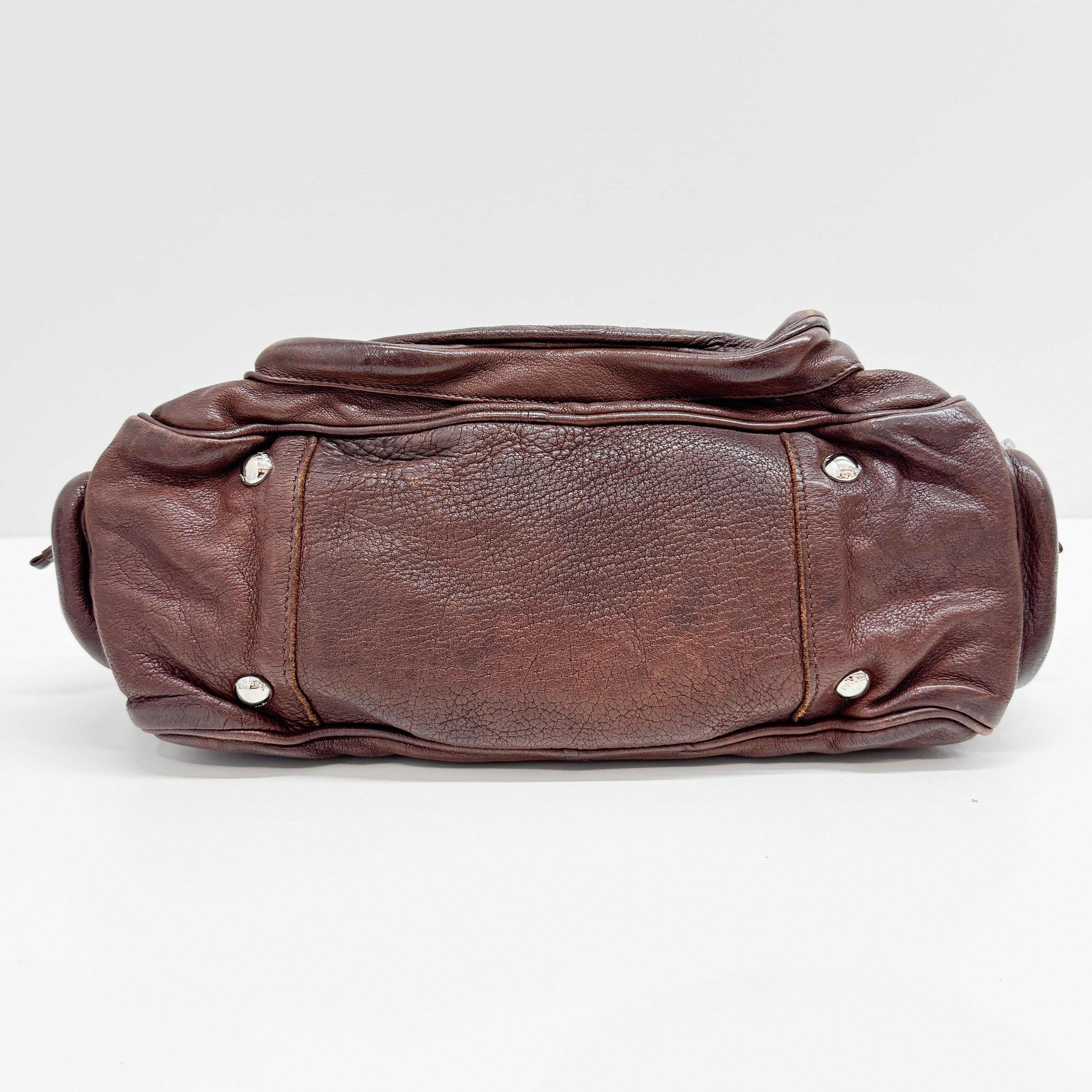 Brown Leather Shoulder Bag