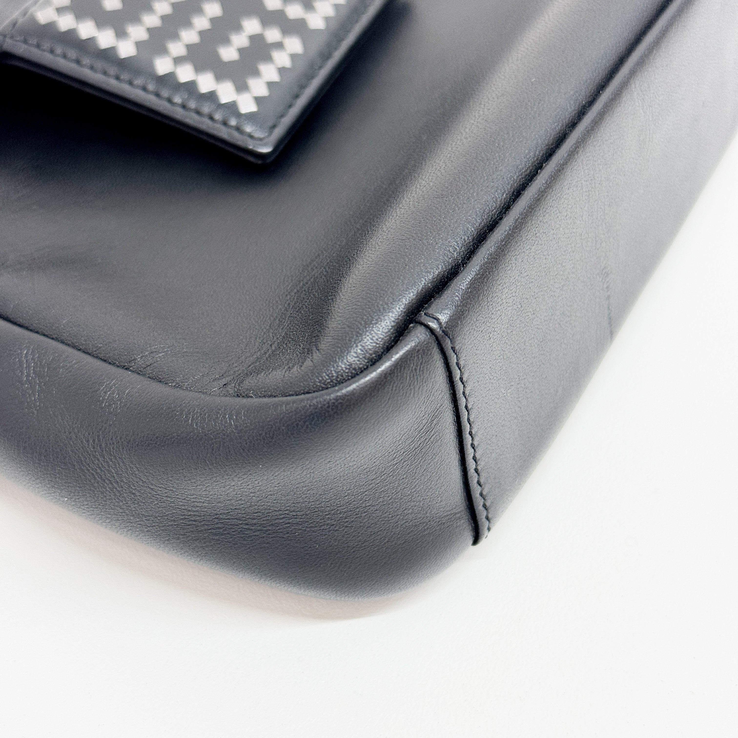 Black Leather Hand Bag