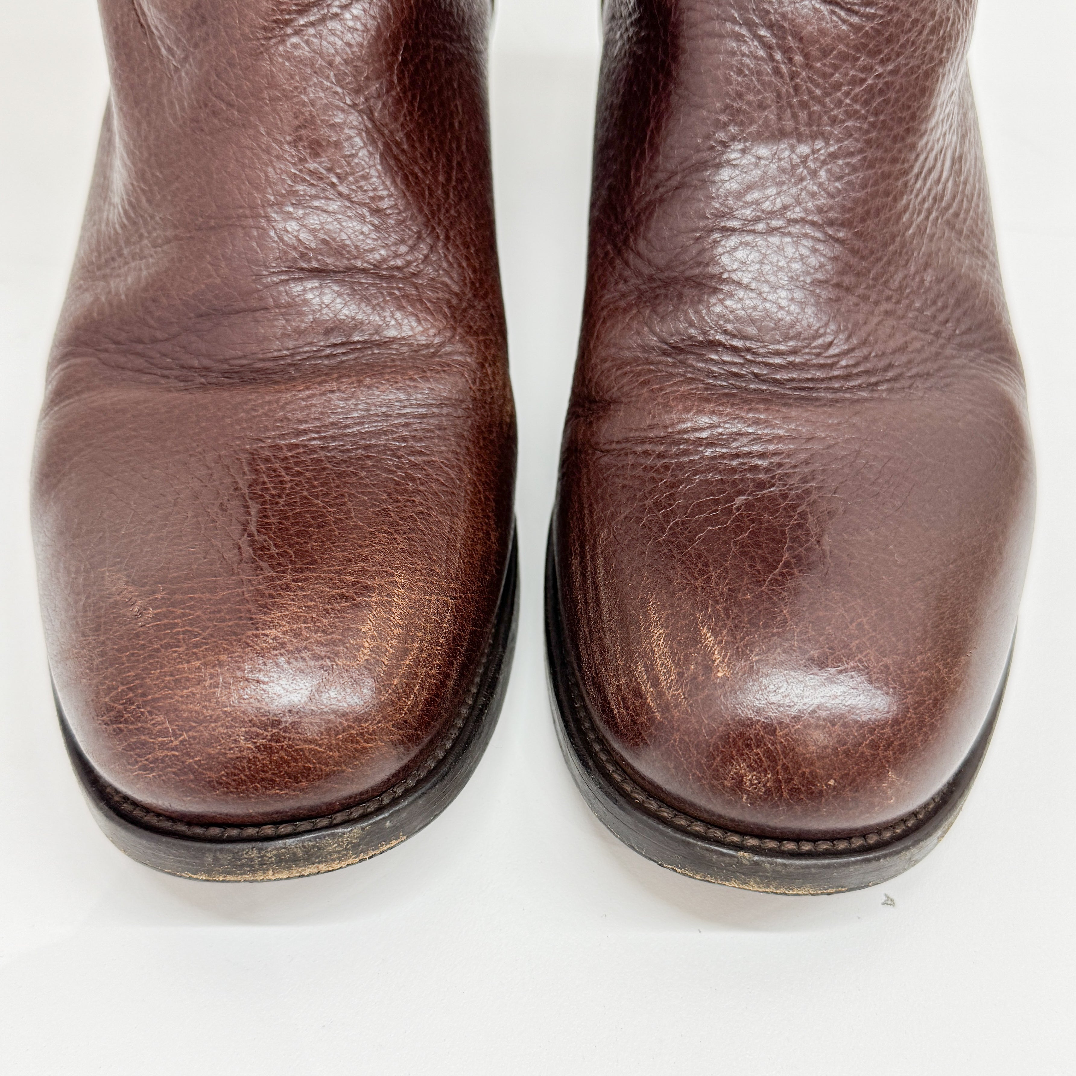 Size 40 EU Brown Leather Long Boots