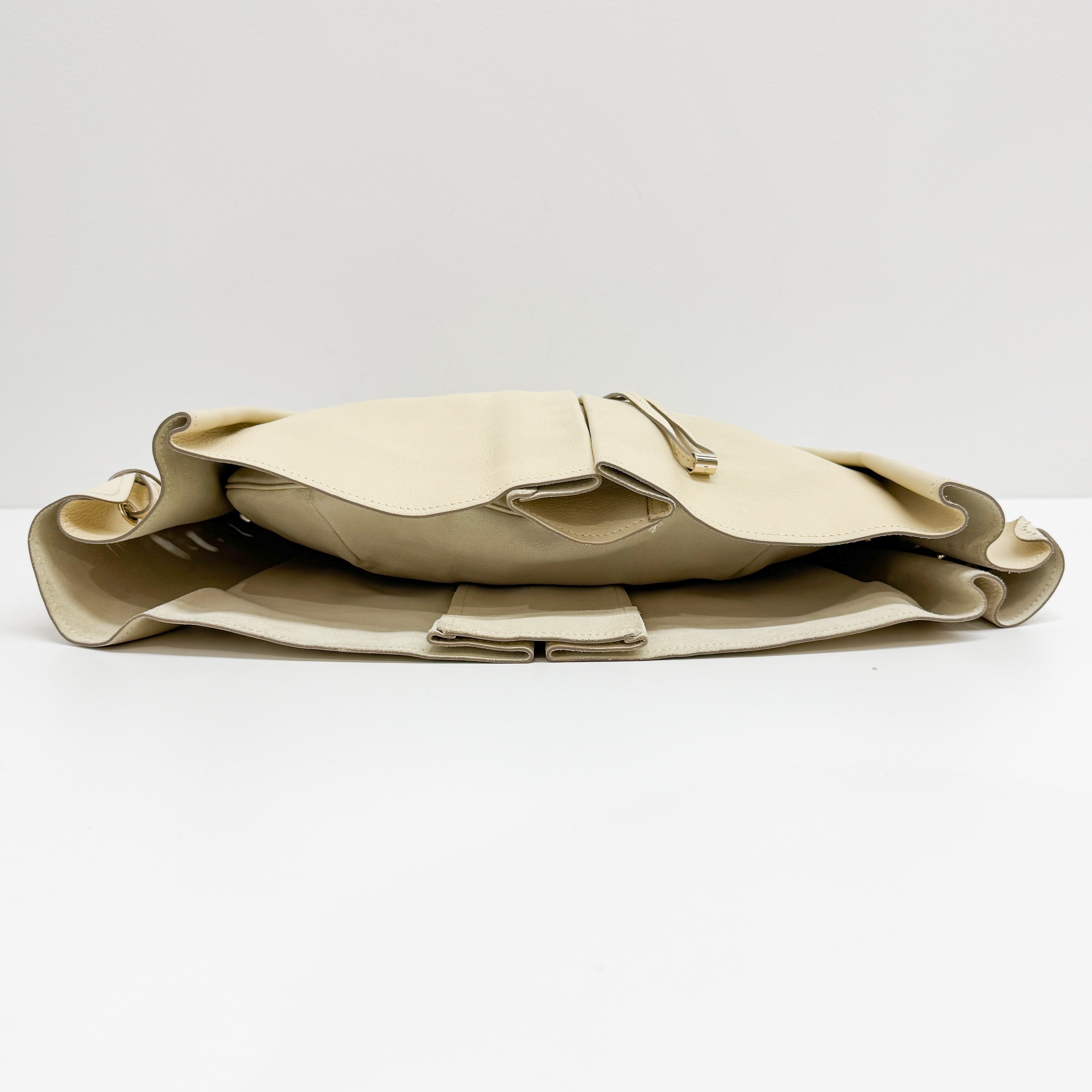 Mombasa Beige Leather Hand Bag