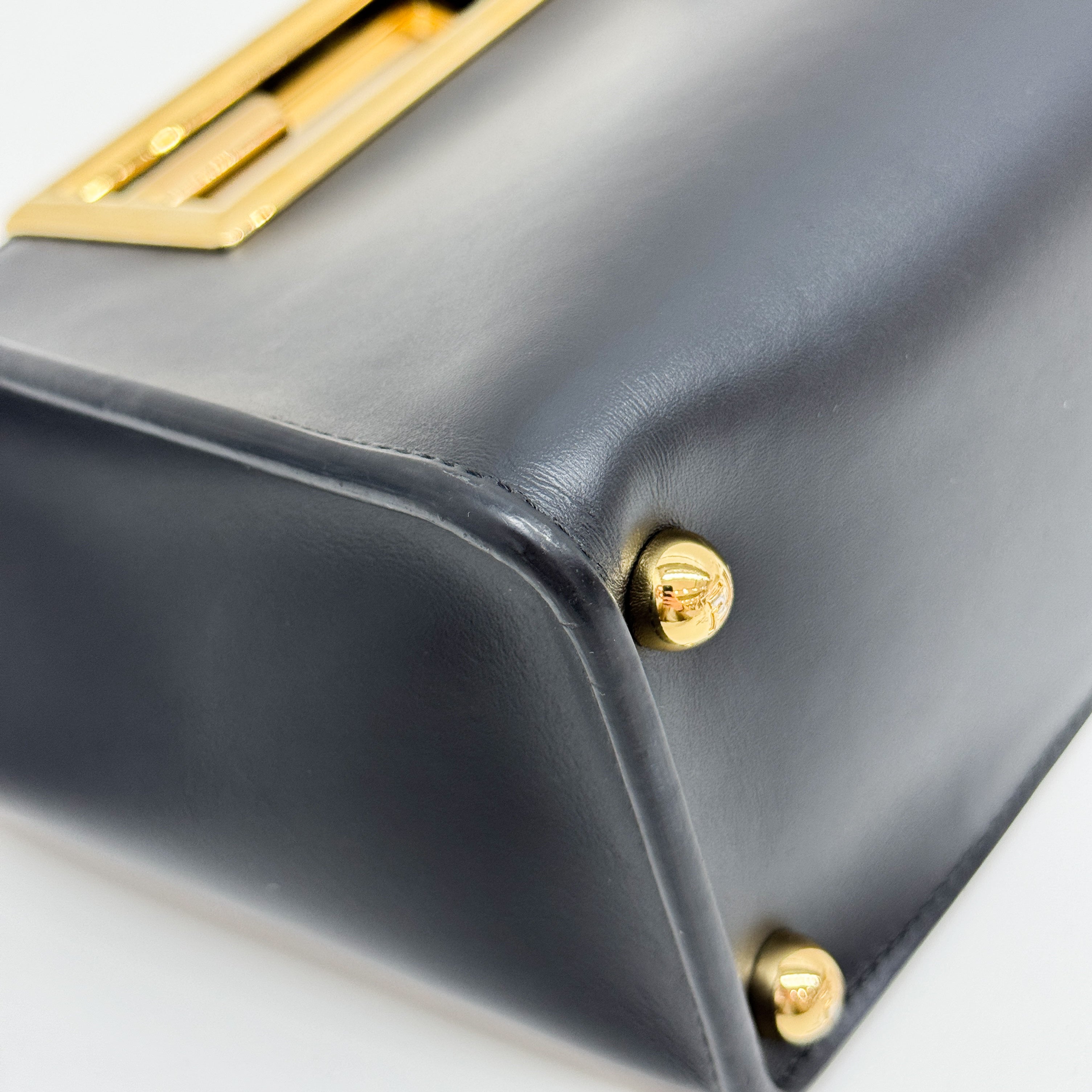 Black Leather Two Way Bag