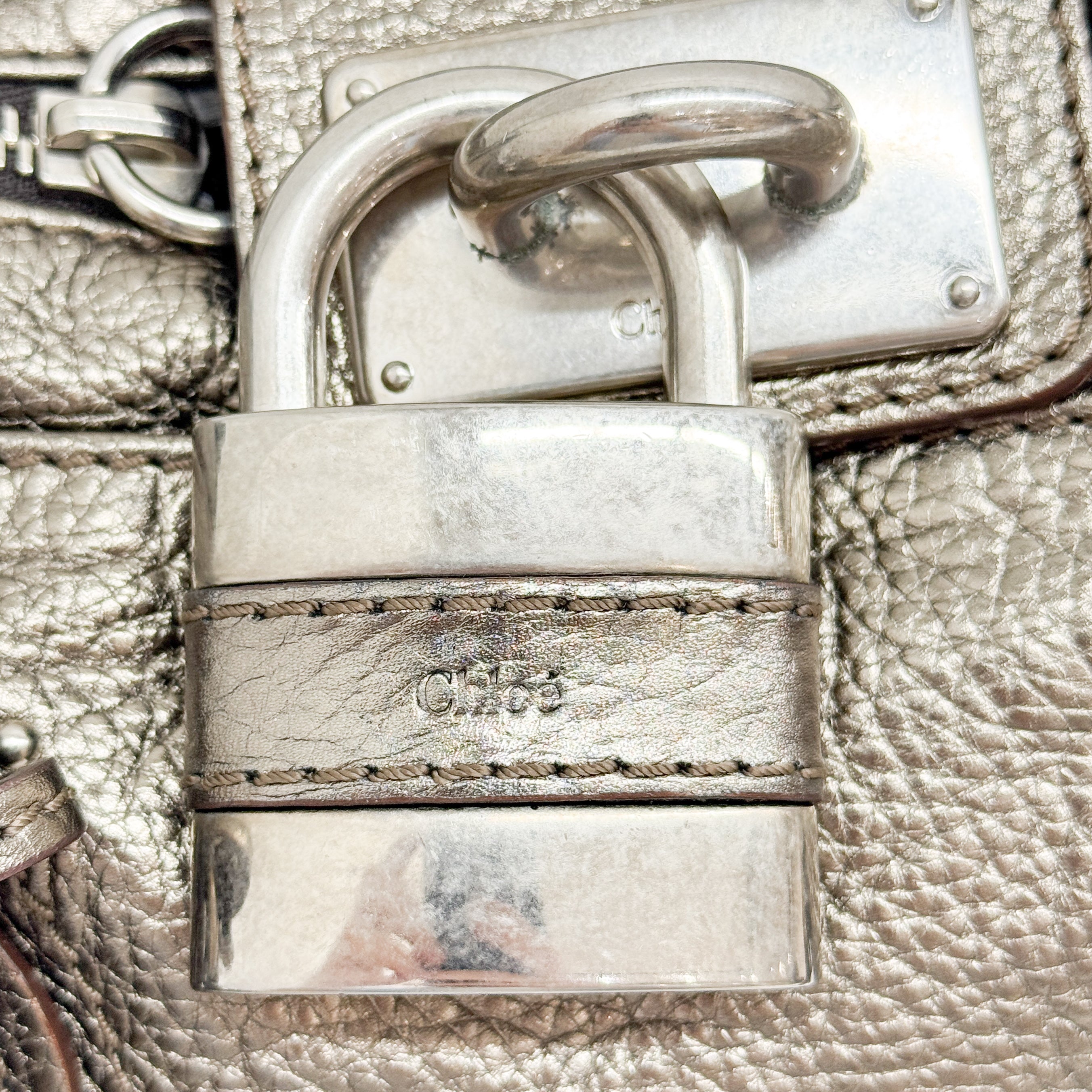 Paddington Bronze Leather Shoulder Bag