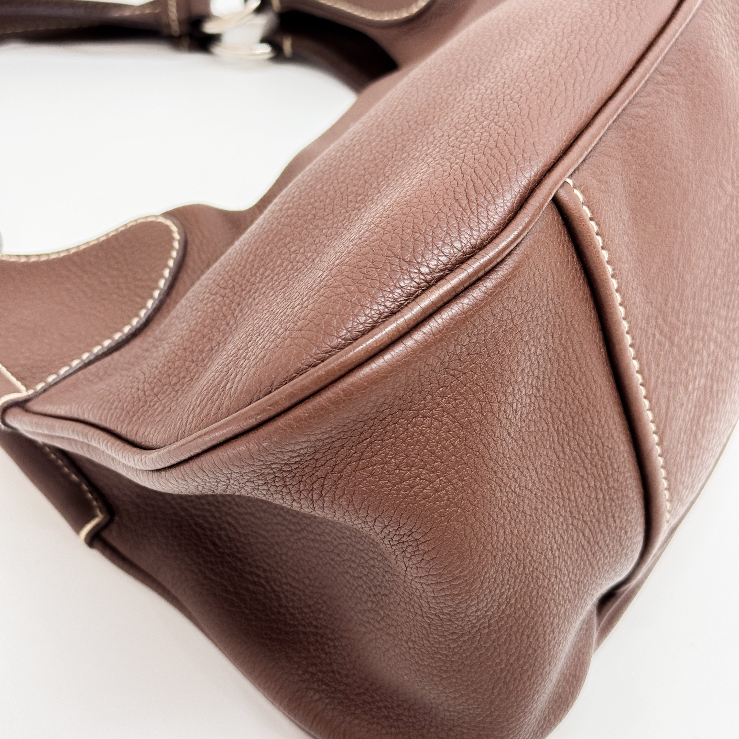 Brown Leather Shoulder Bag