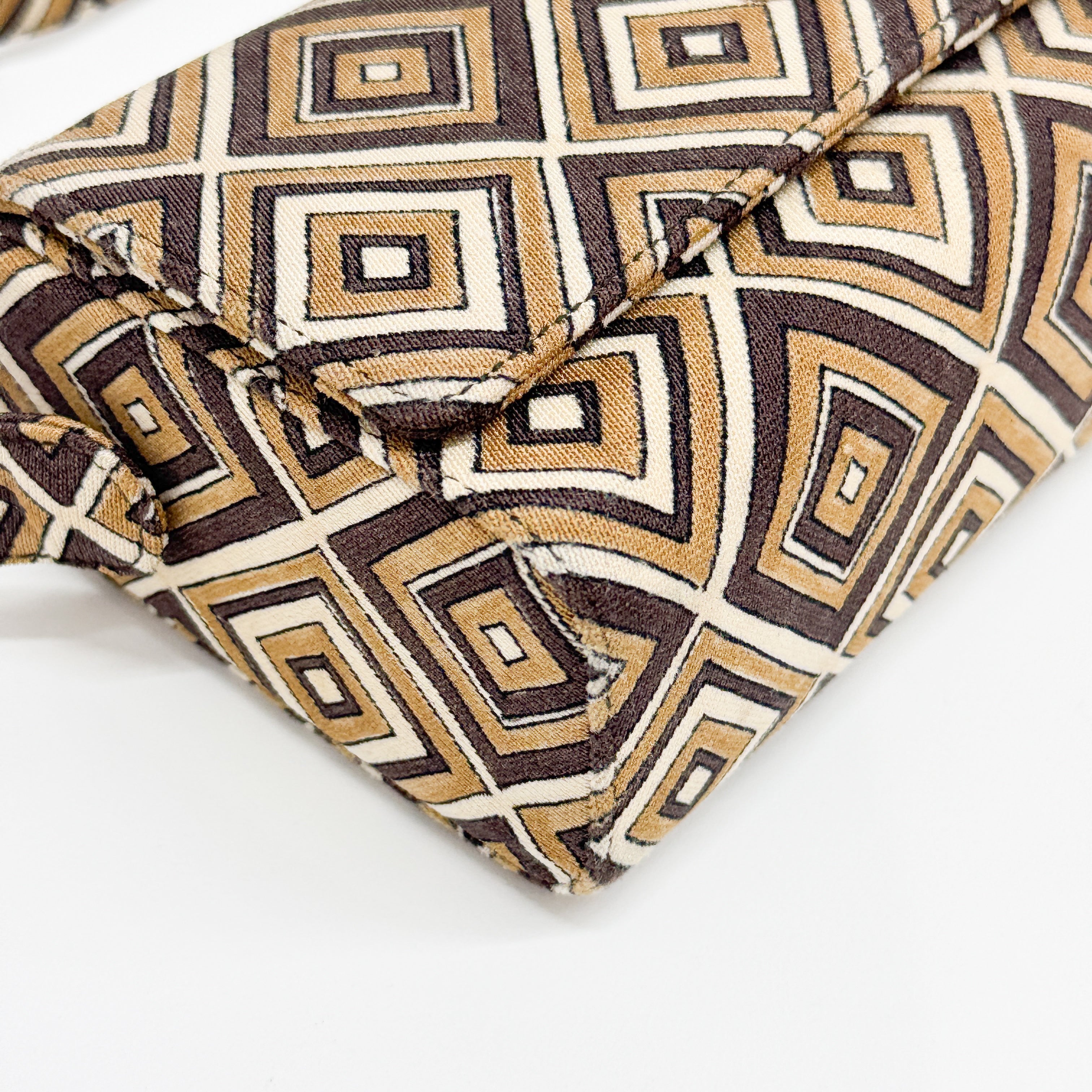 Brown Canvas Shoulder Bag